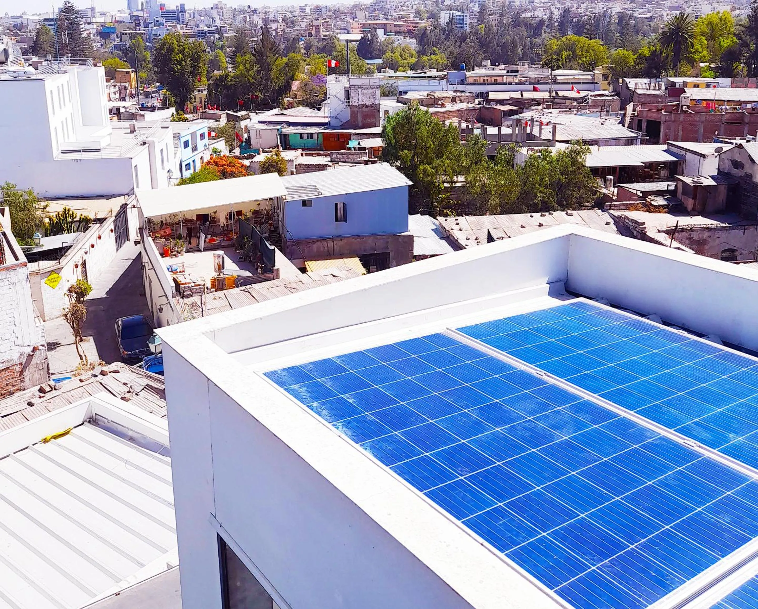 Property building in Hotel La Casa de Irma