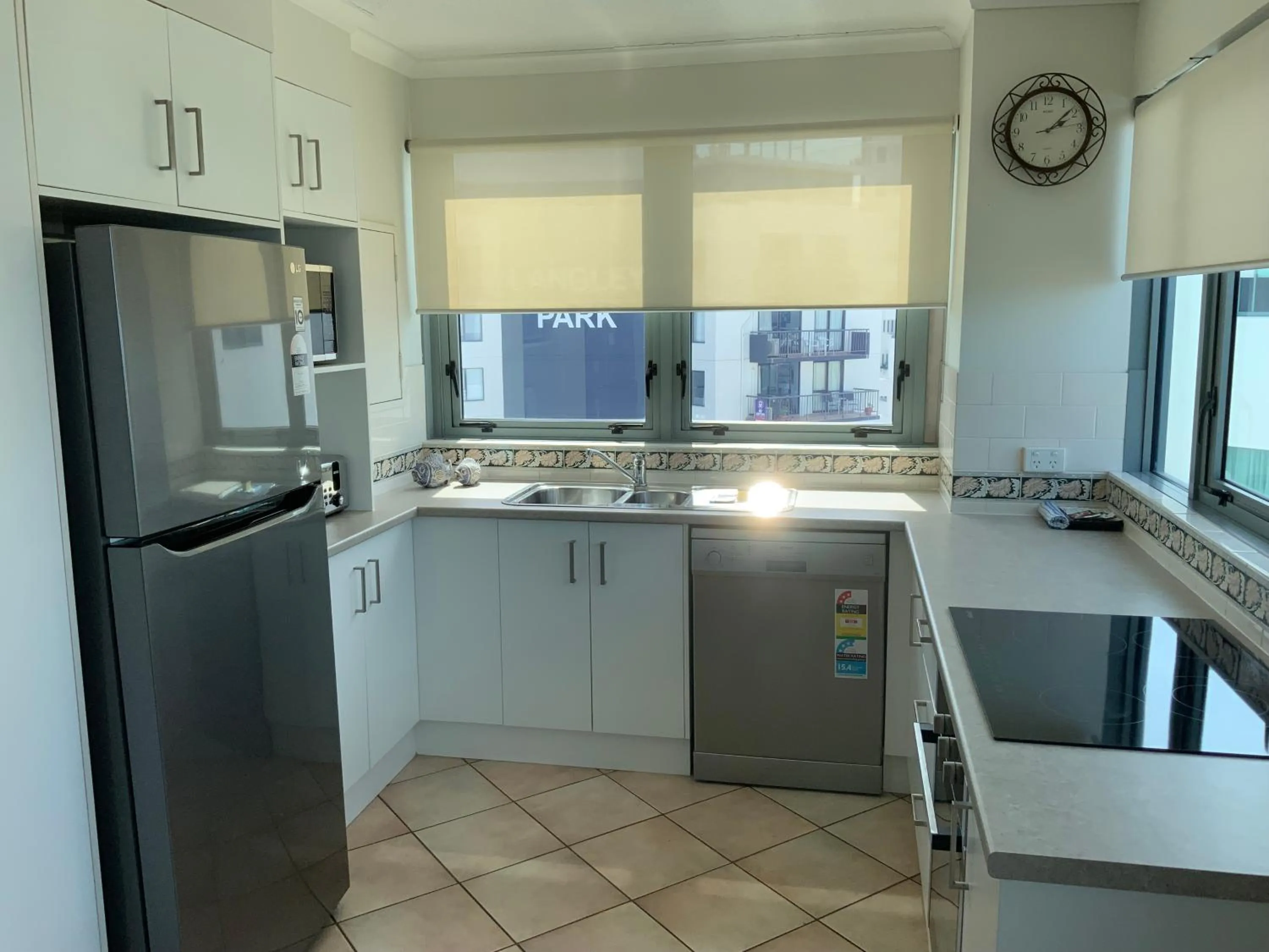 kitchen in Beachfront Towers
