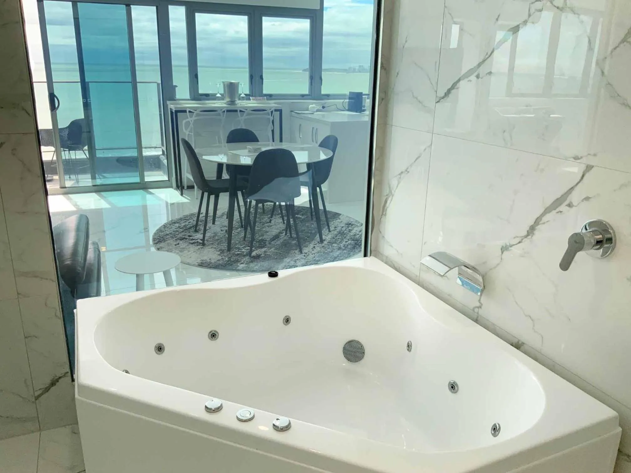 Bathroom in Beachfront Towers