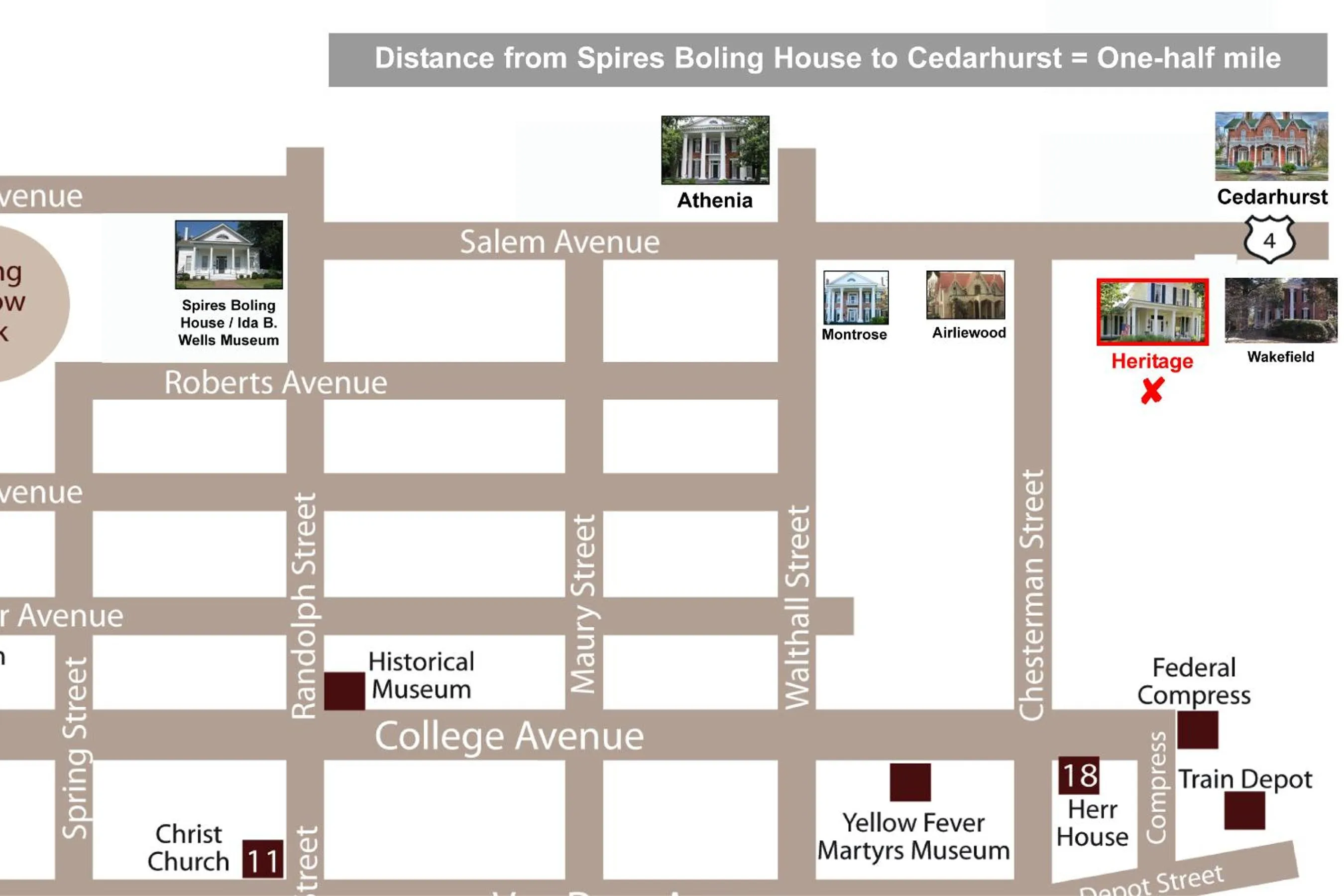 Nearby landmark in Heritage Inn BNB