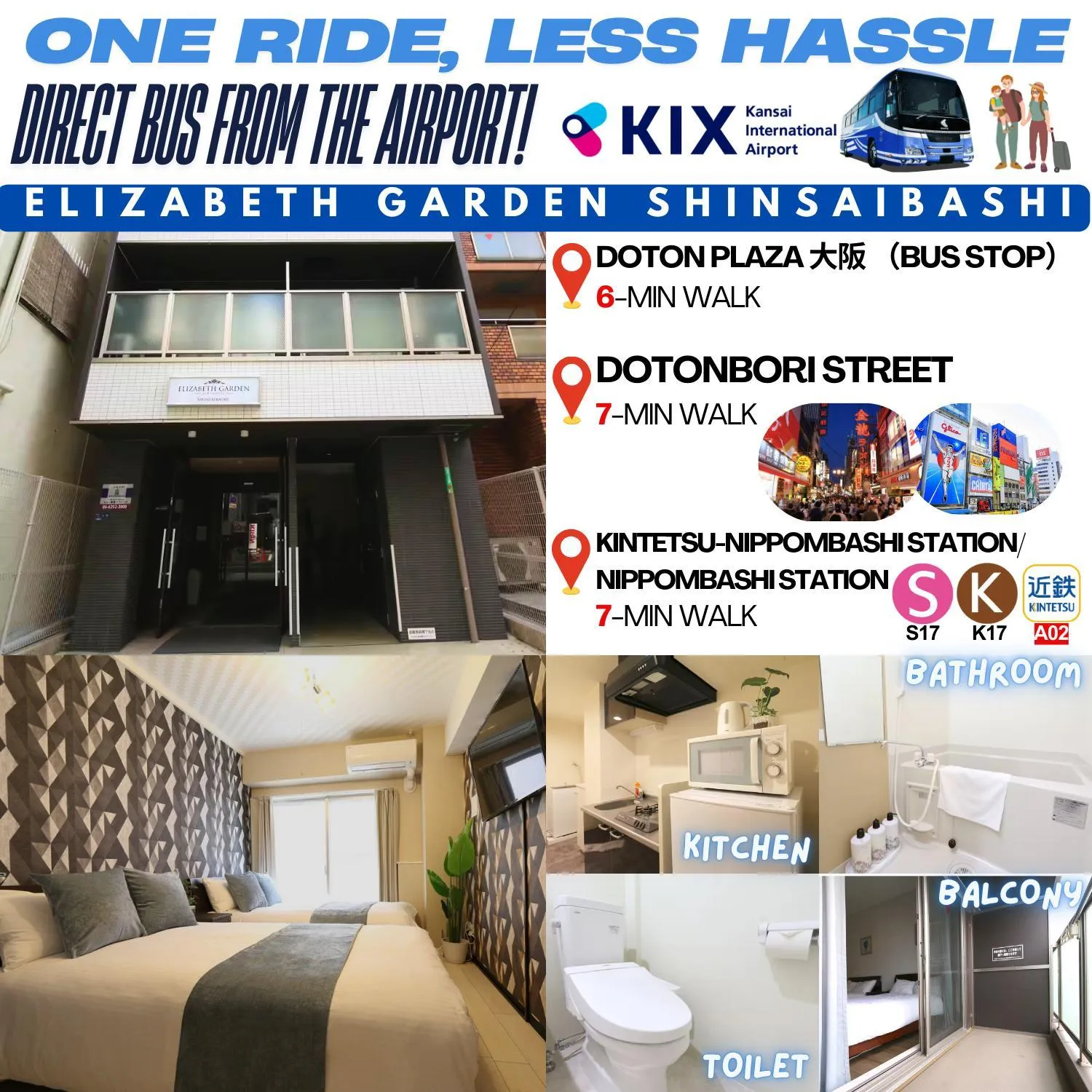 Property building in Elizabeth Garden Shinsaibashi