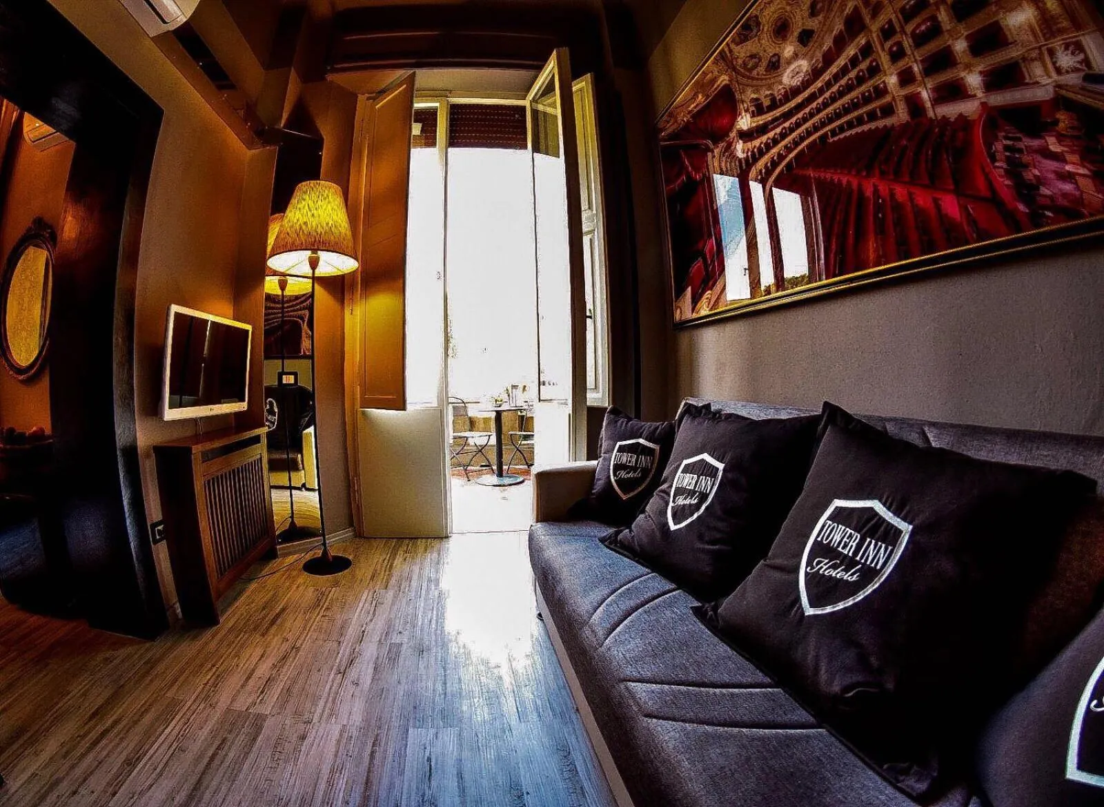 Seating area in Villa Tower Inn