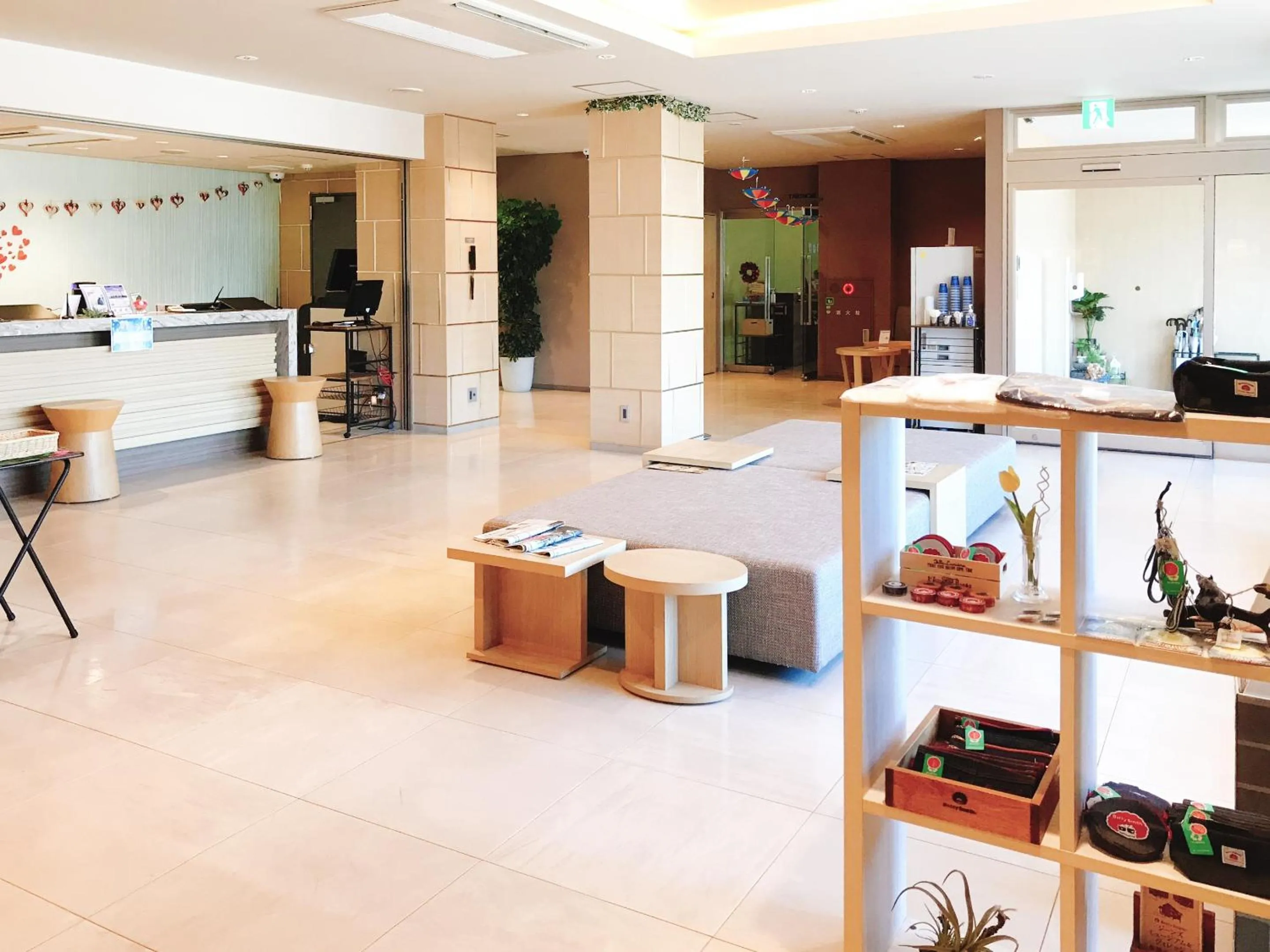 Lobby or reception in Tabino Hotel Kurashiki Mizushima