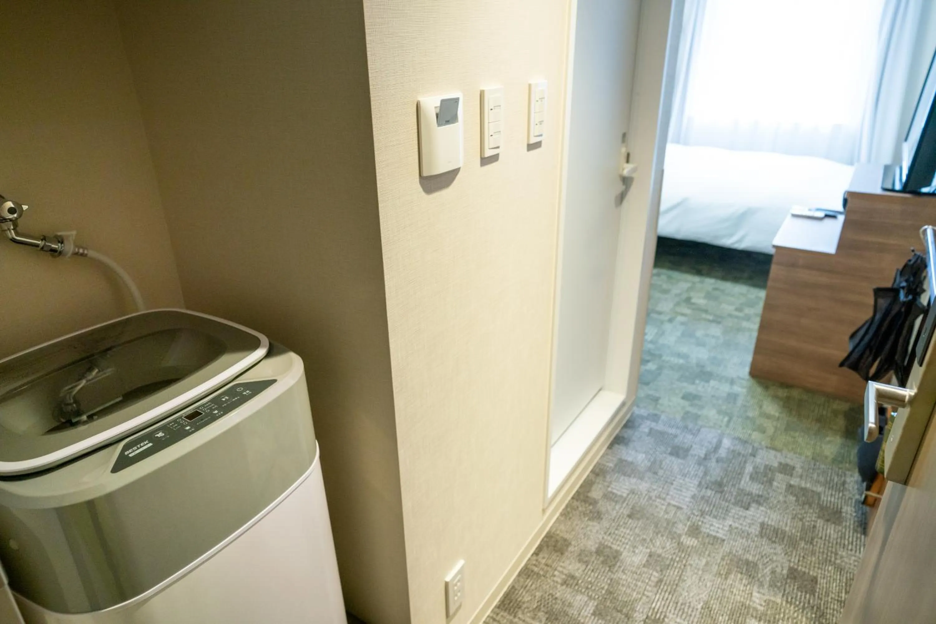 washing machine in Tabino Hotel Kurashiki Mizushima