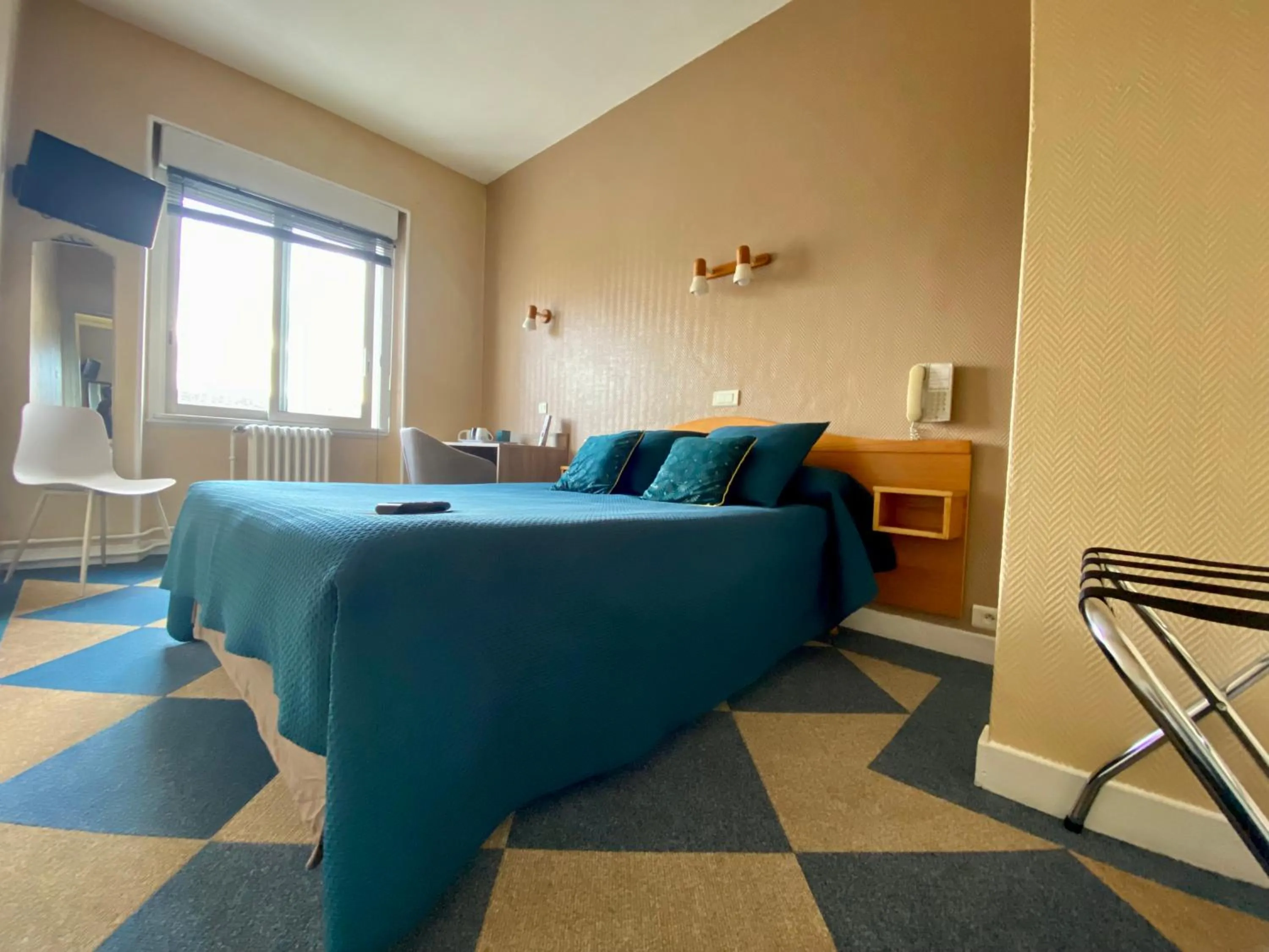 Bed in Hotel le Pasteur