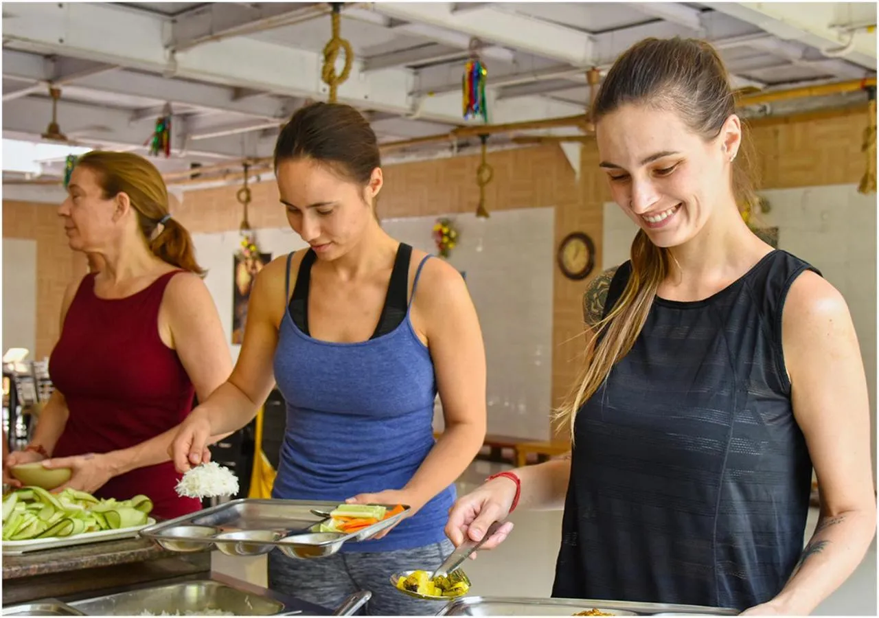 Restaurant/places to eat in AYM Yoga Resort Arambol GOA