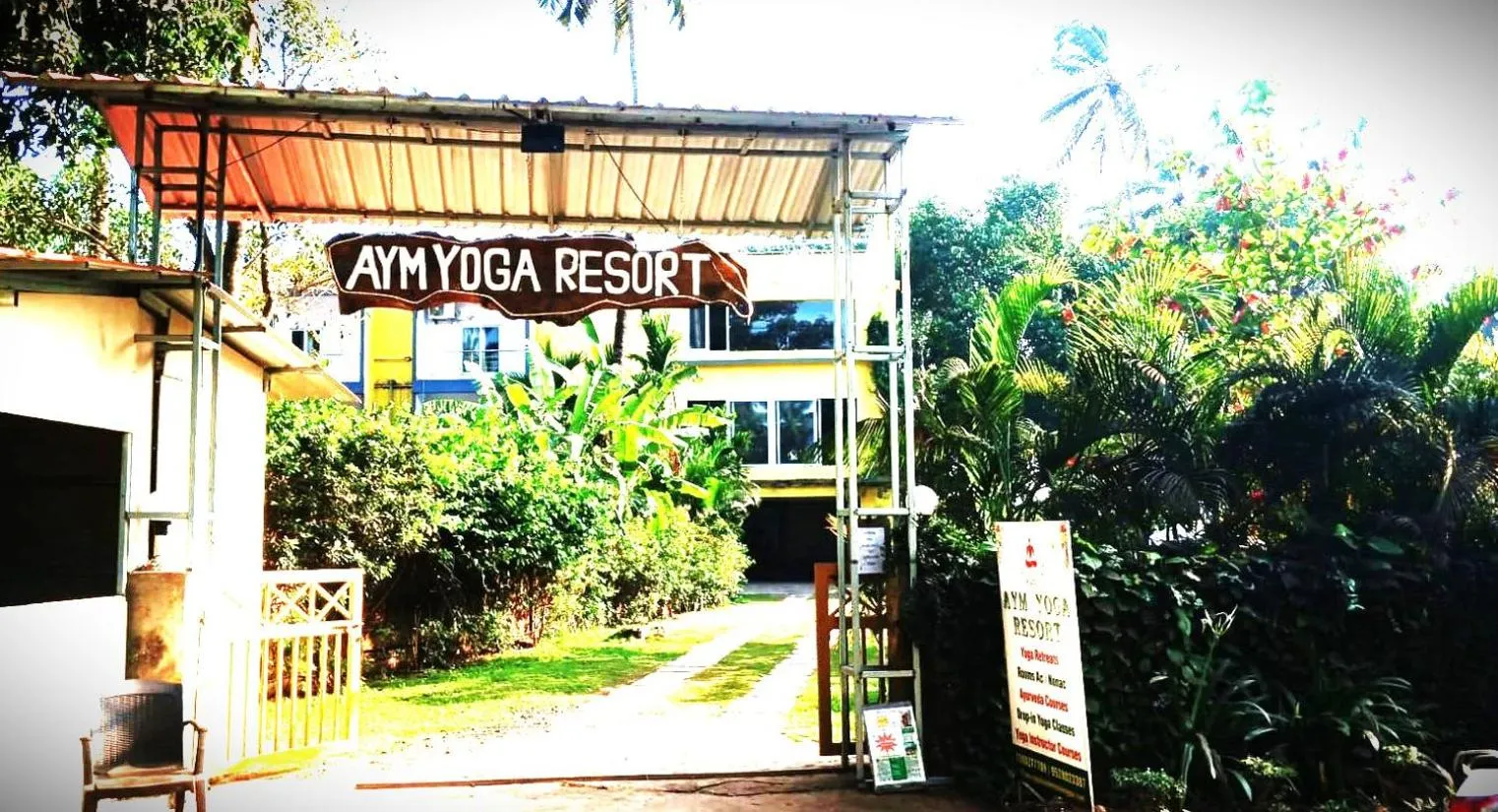 Property building in AYM Yoga Resort Arambol GOA