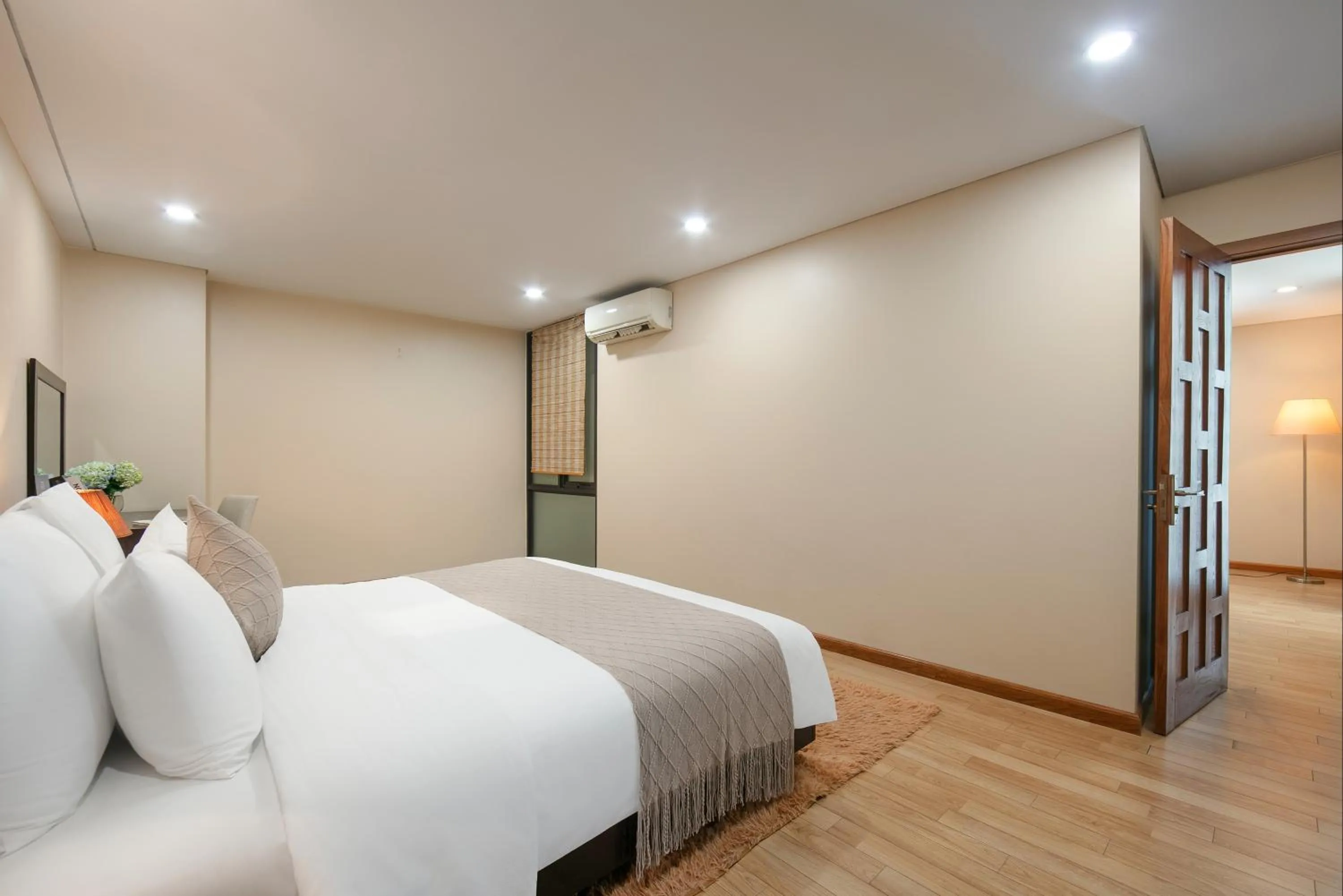 Bedroom, Bed in HB Serviced Apartment - 121B Quan Hoa