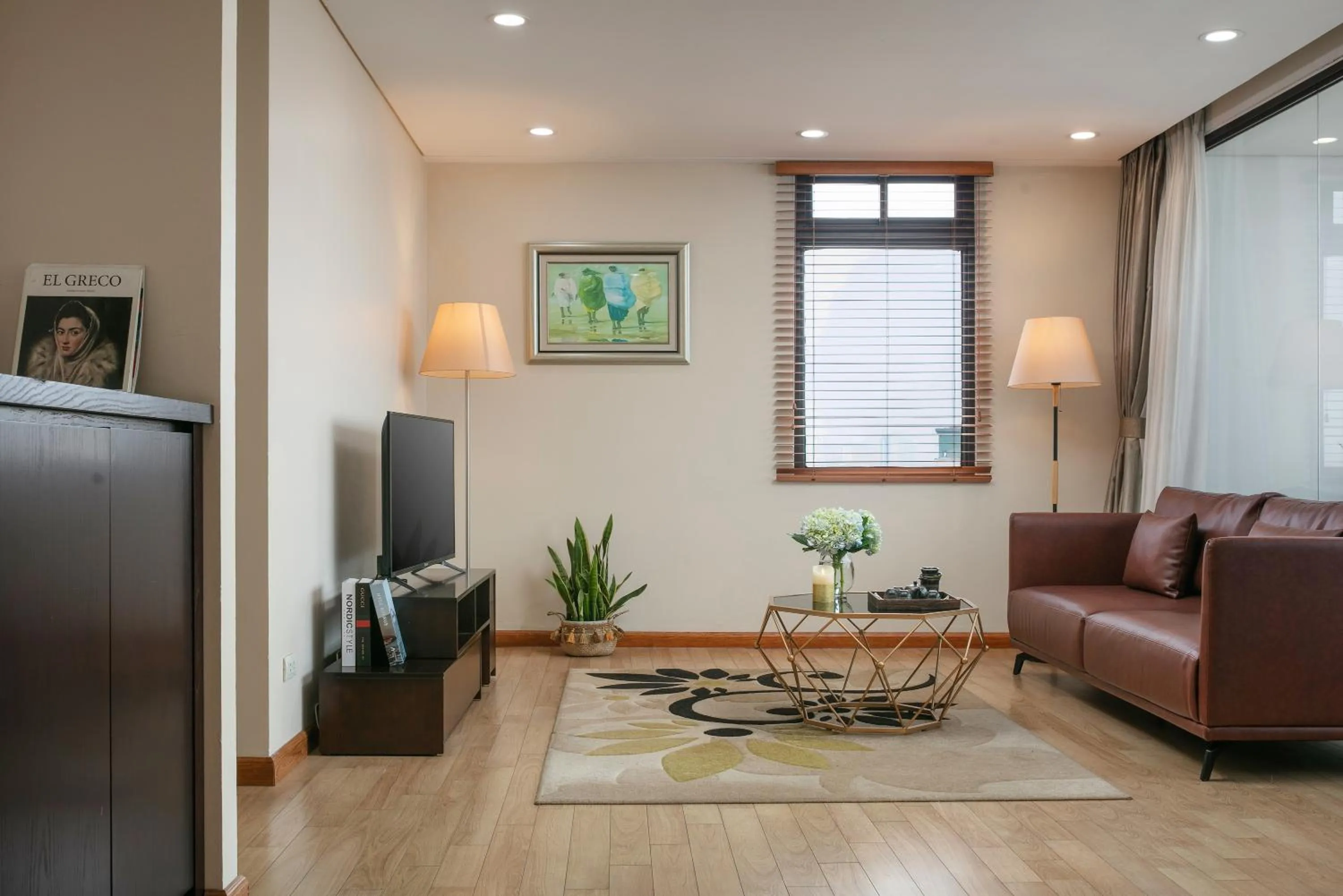 Living room in HB Serviced Apartment - 121B Quan Hoa