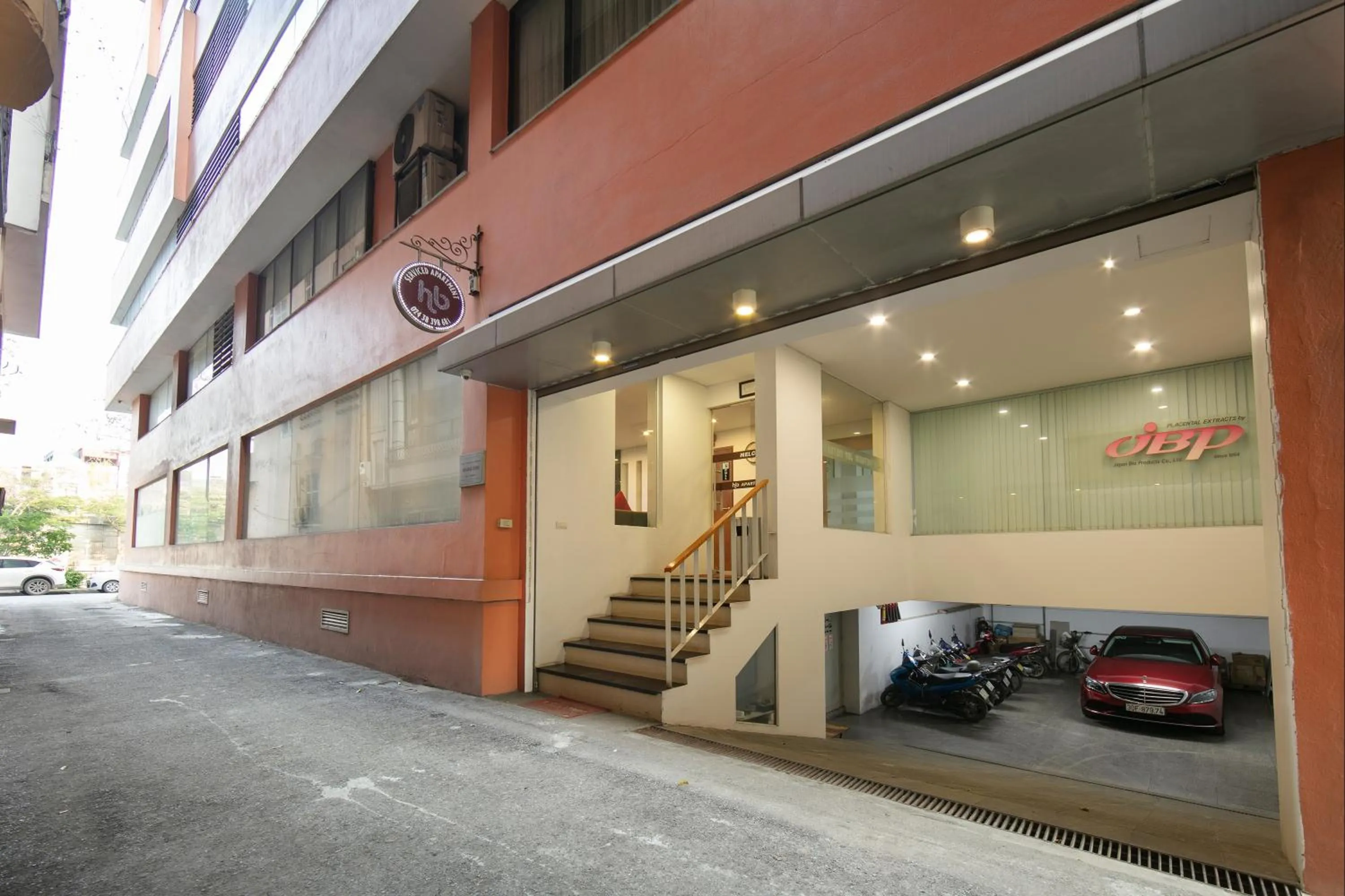 Property building in HB Serviced Apartment - 121B Quan Hoa