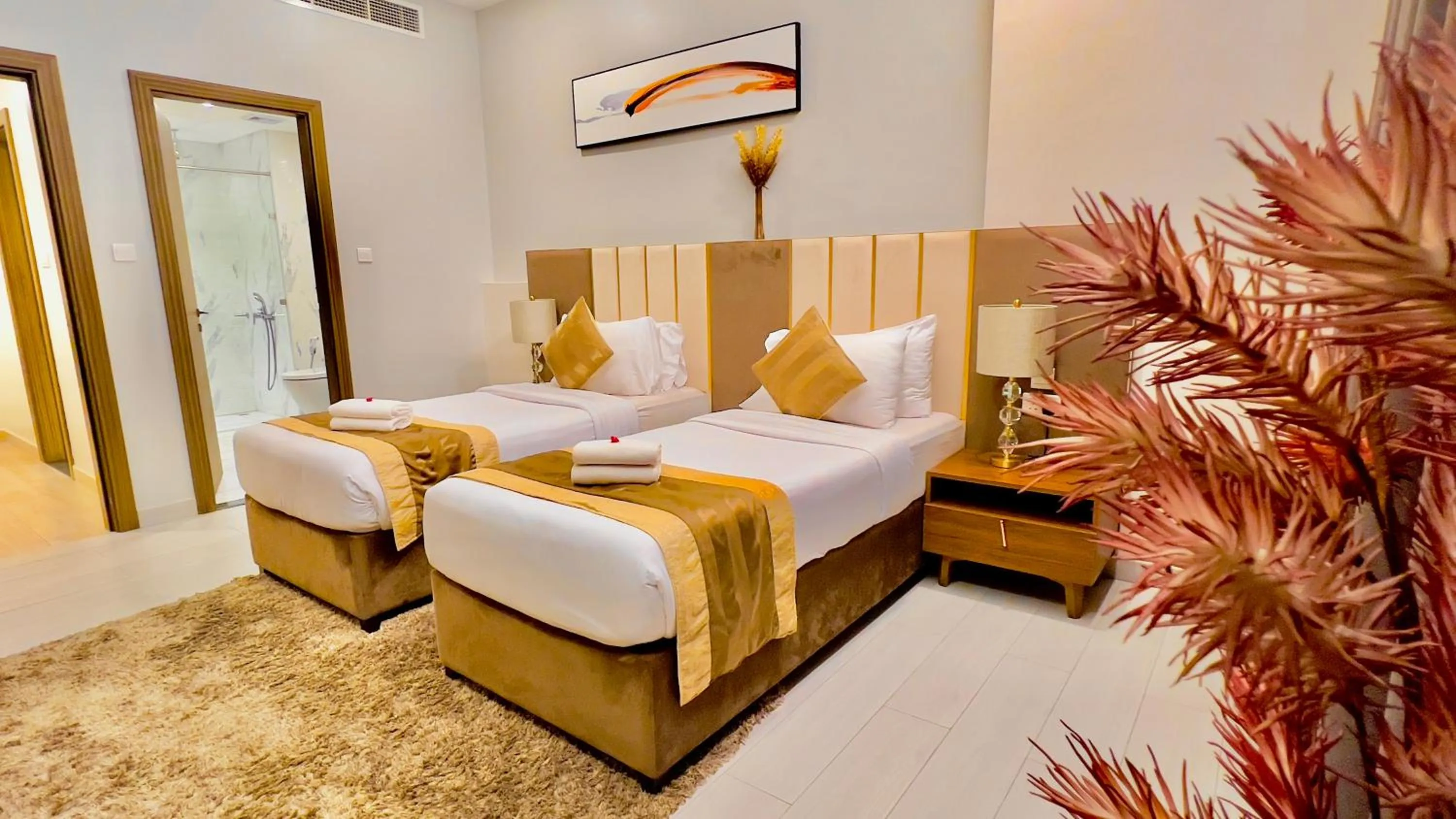 Bed in BW Suites & Spa