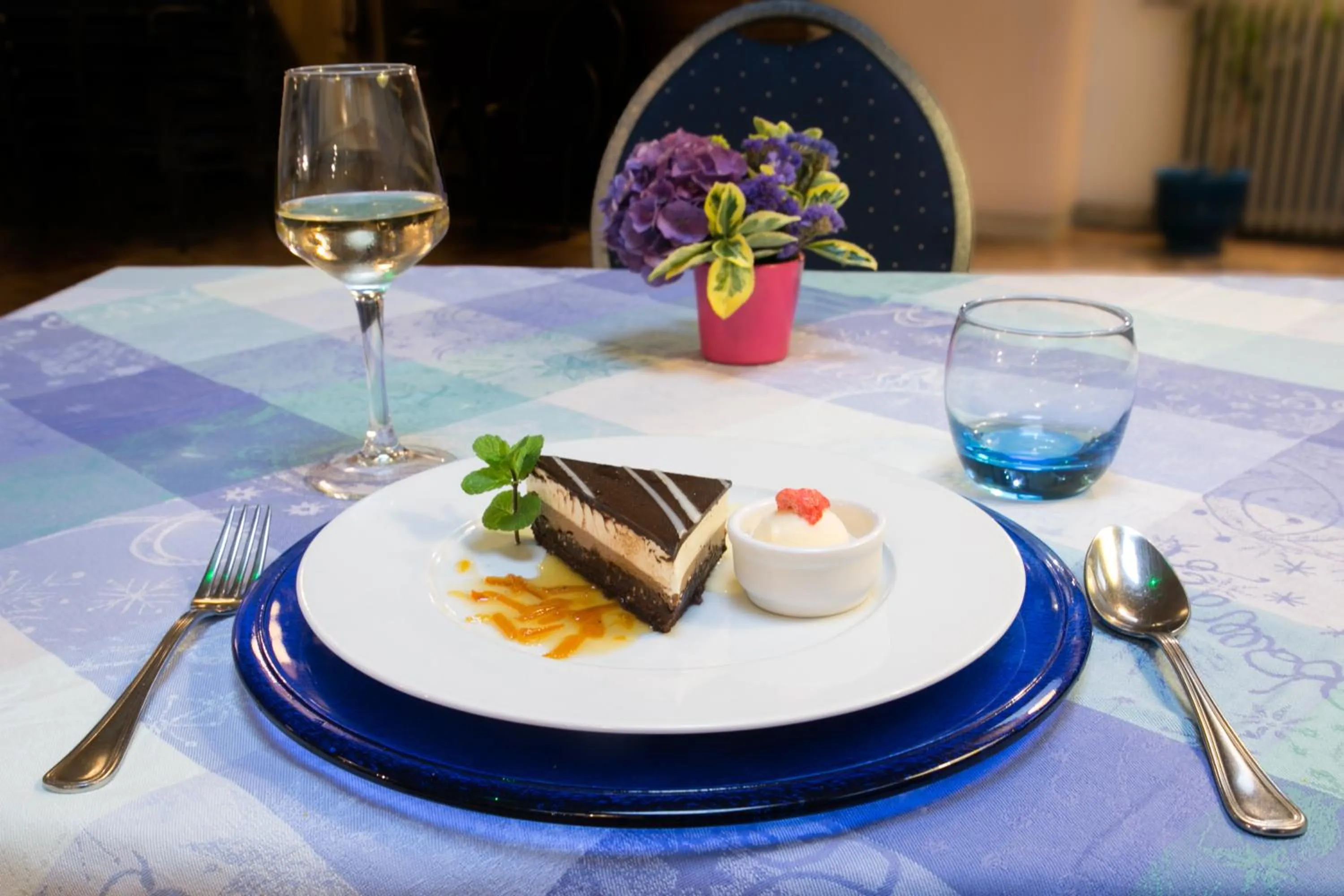 Food close-up in Hotel Restaurant De La Plage