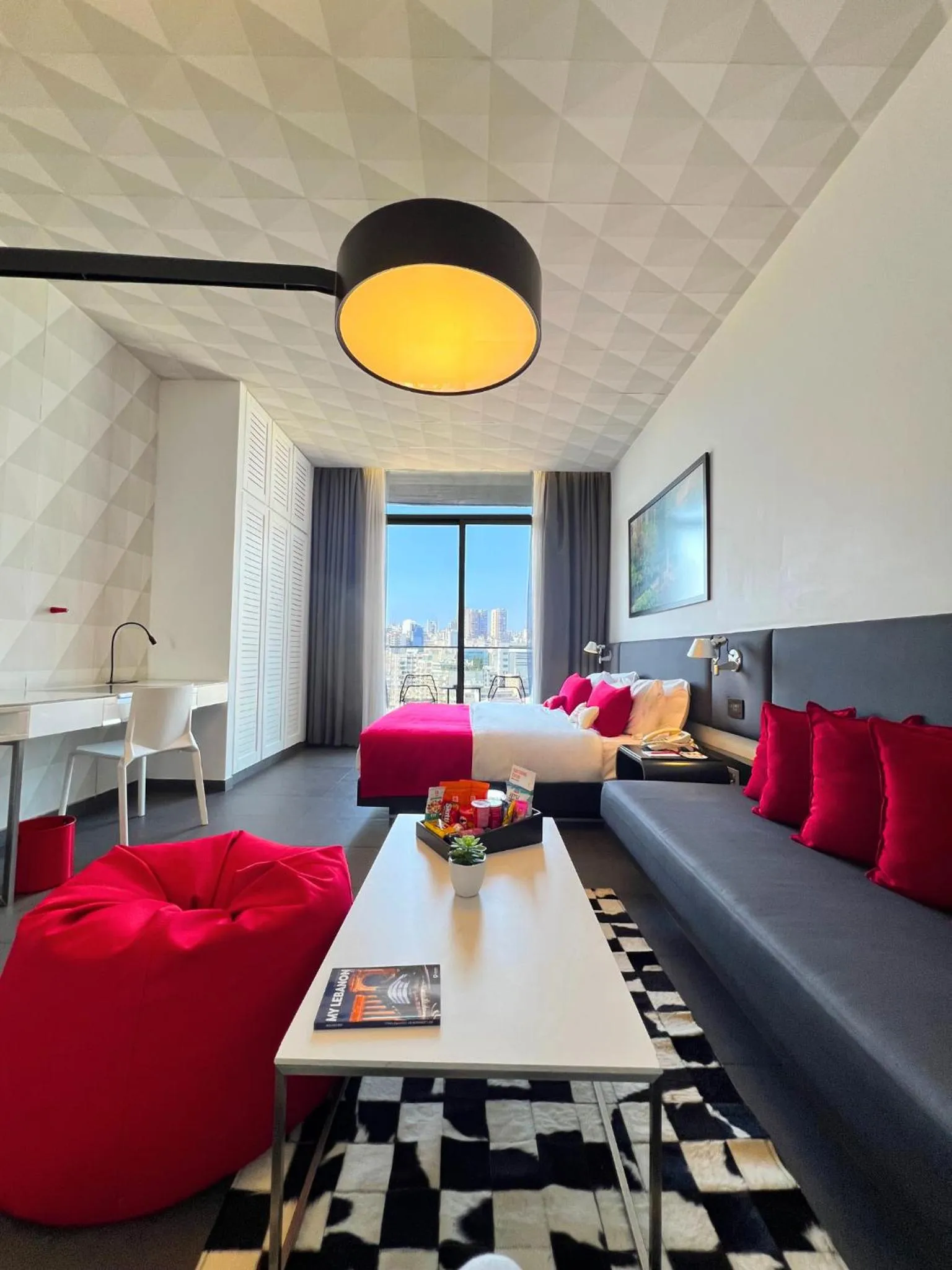 Living room in The Smallville Hotel