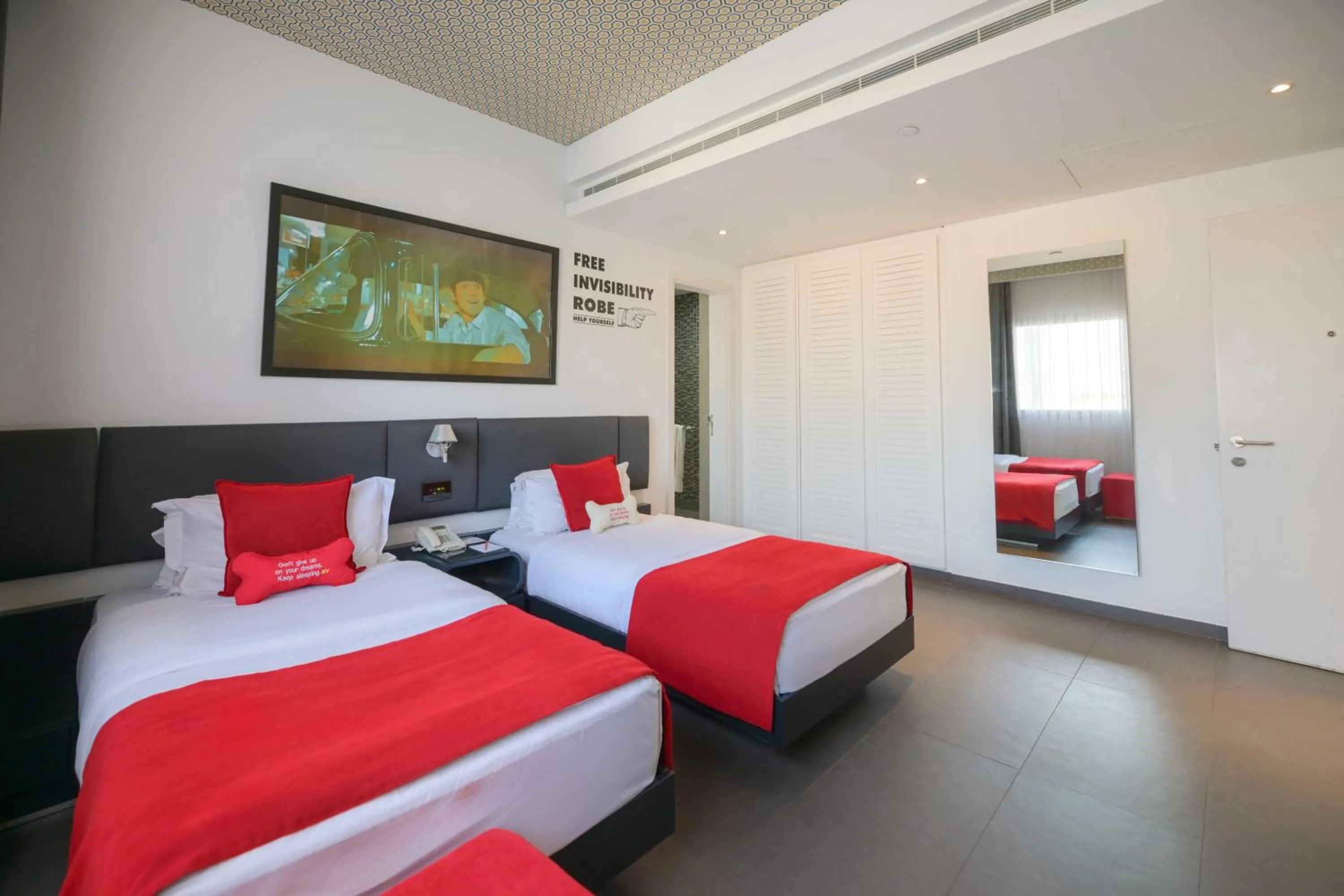 Bed in The Smallville Hotel