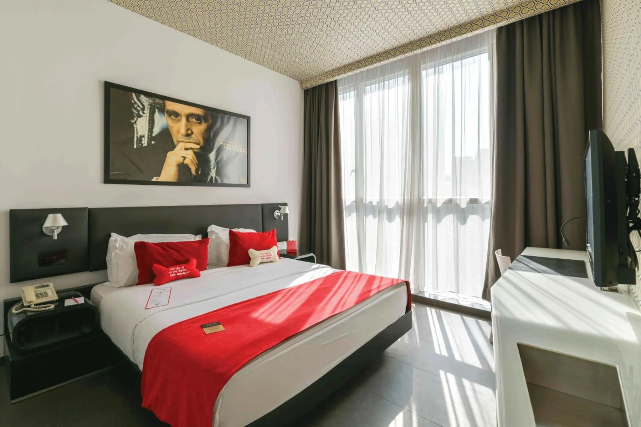 Bed in The Smallville Hotel