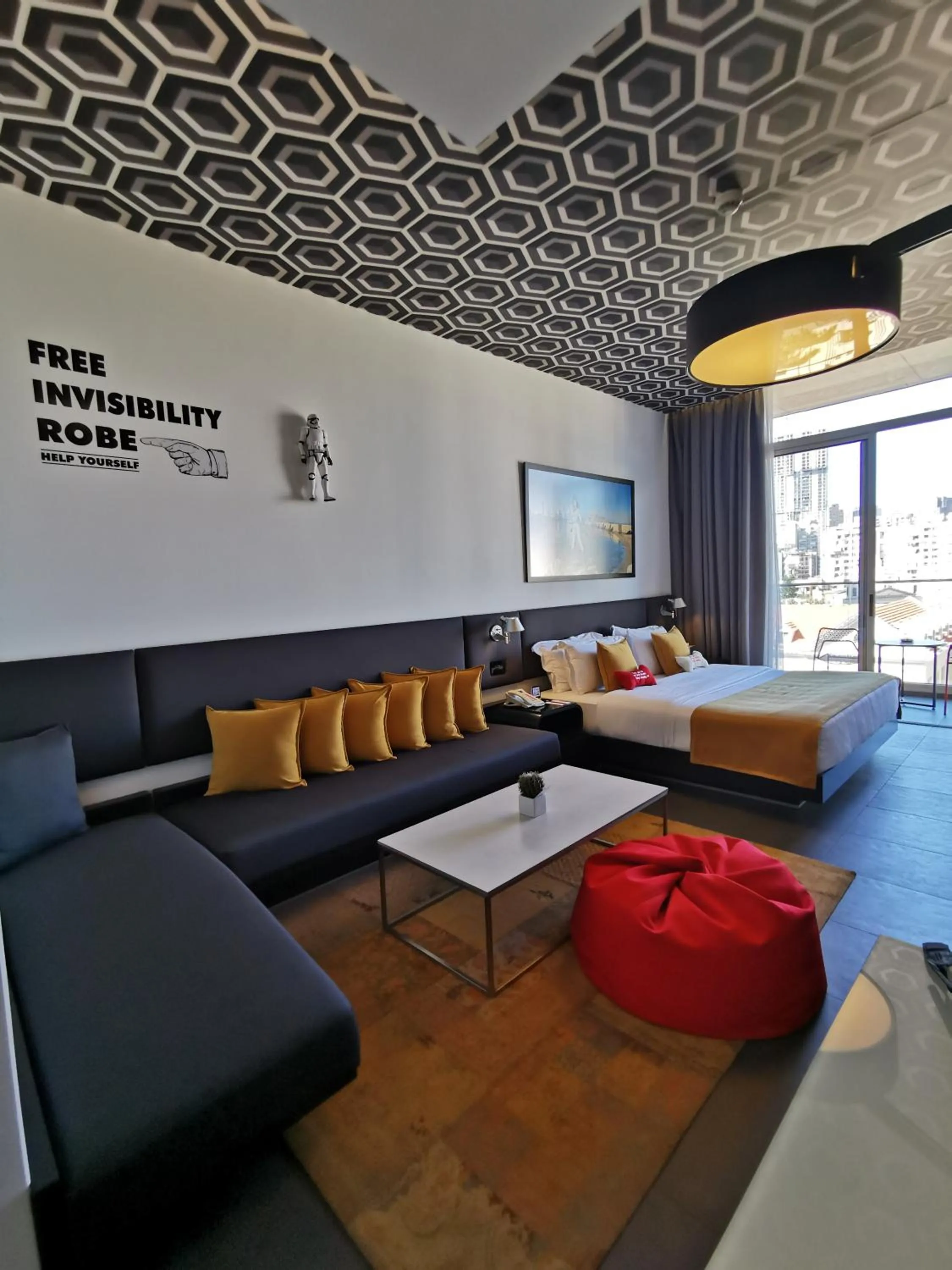 Living room in The Smallville Hotel