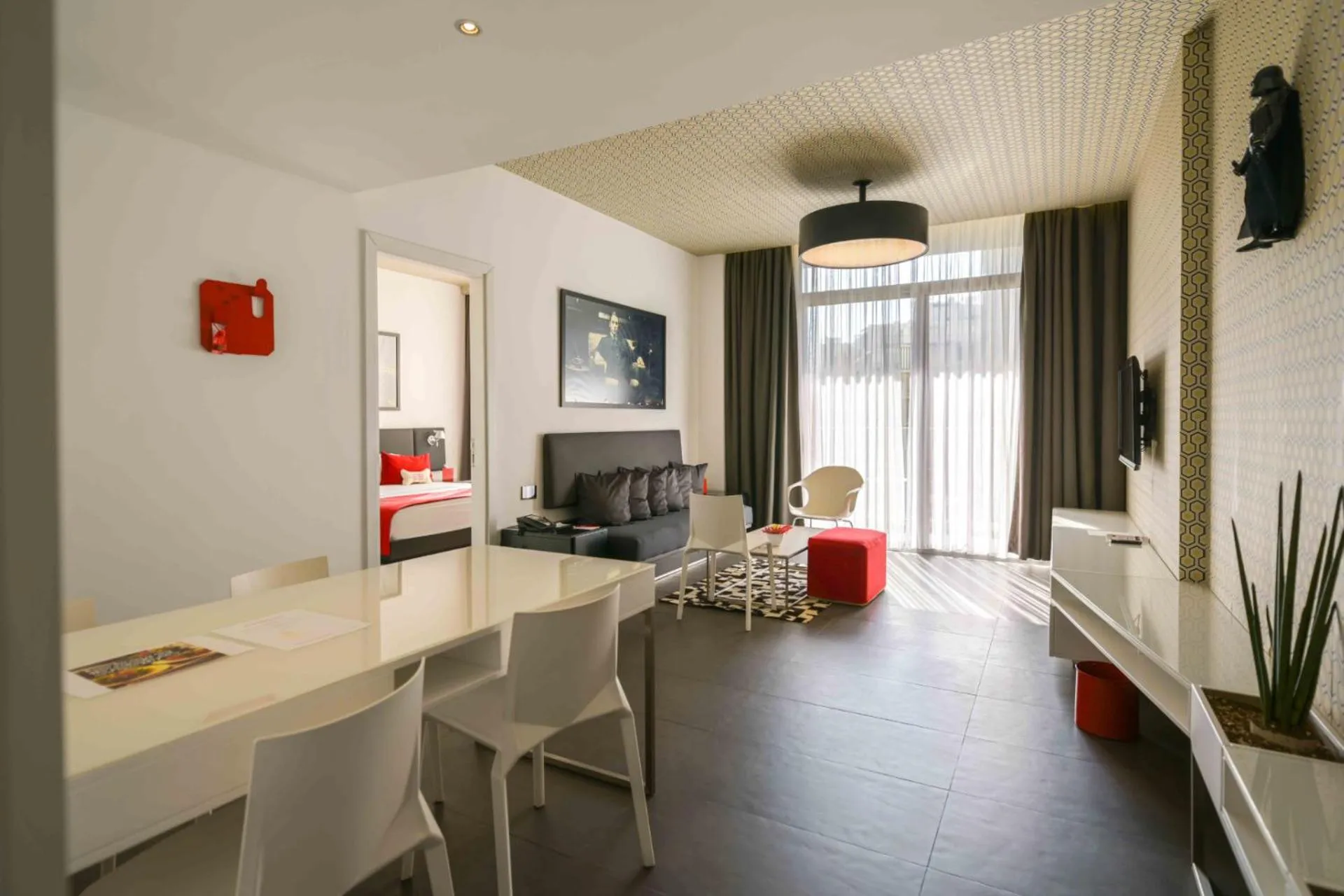 Living room in The Smallville Hotel