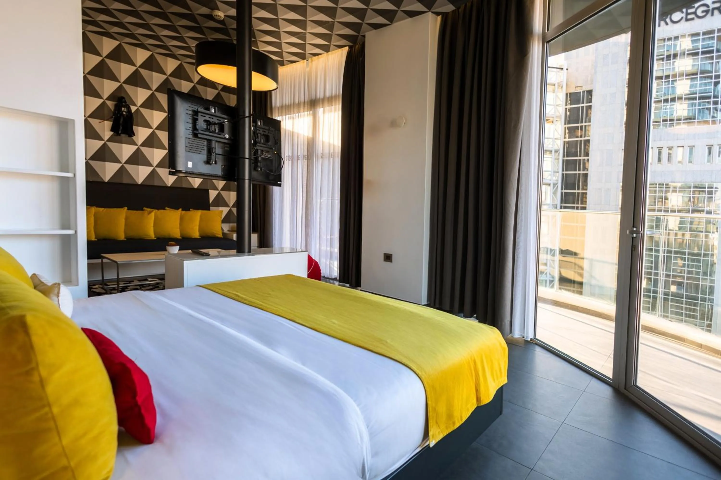 Bed in The Smallville Hotel