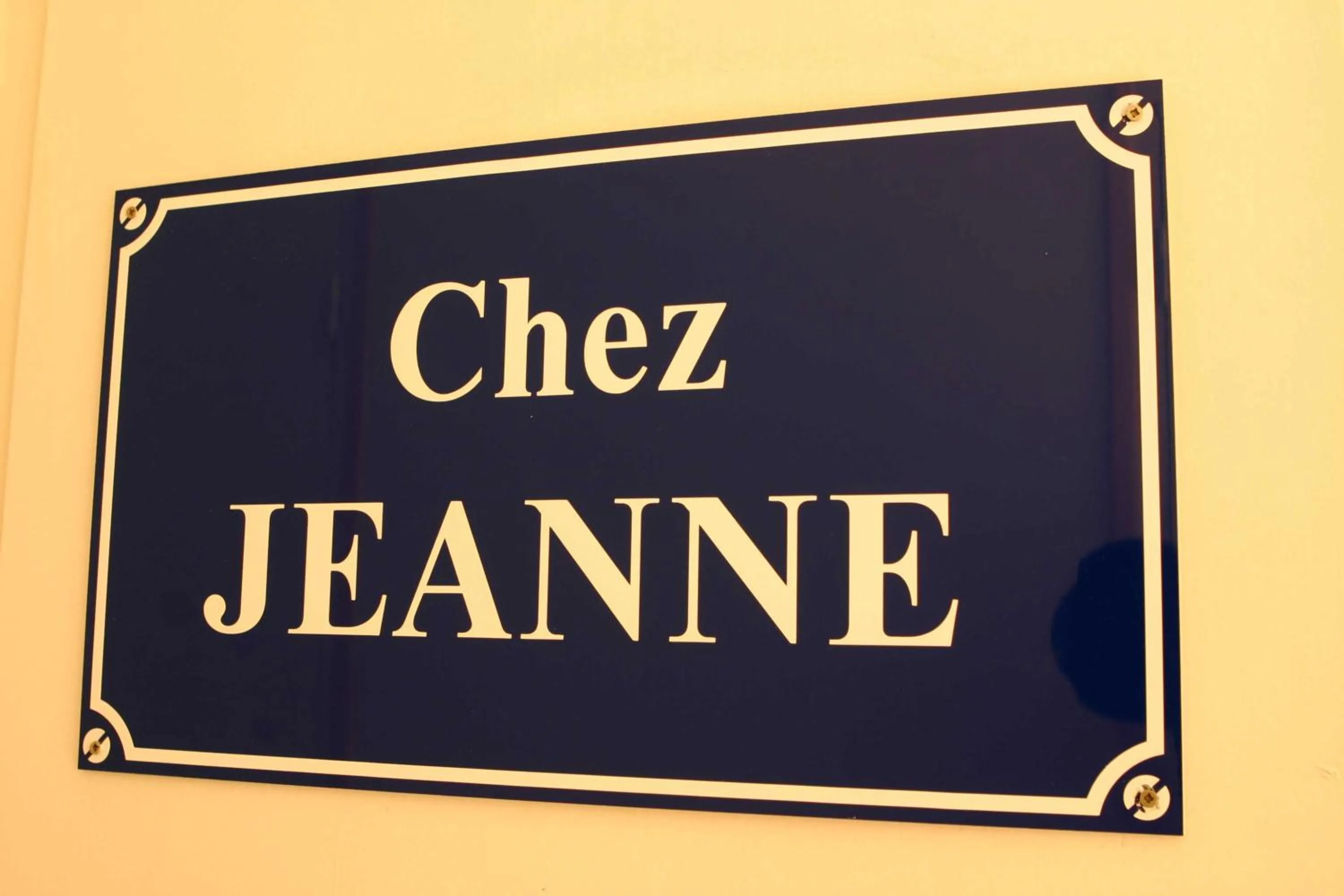 Chez Jeanne et Vittorio