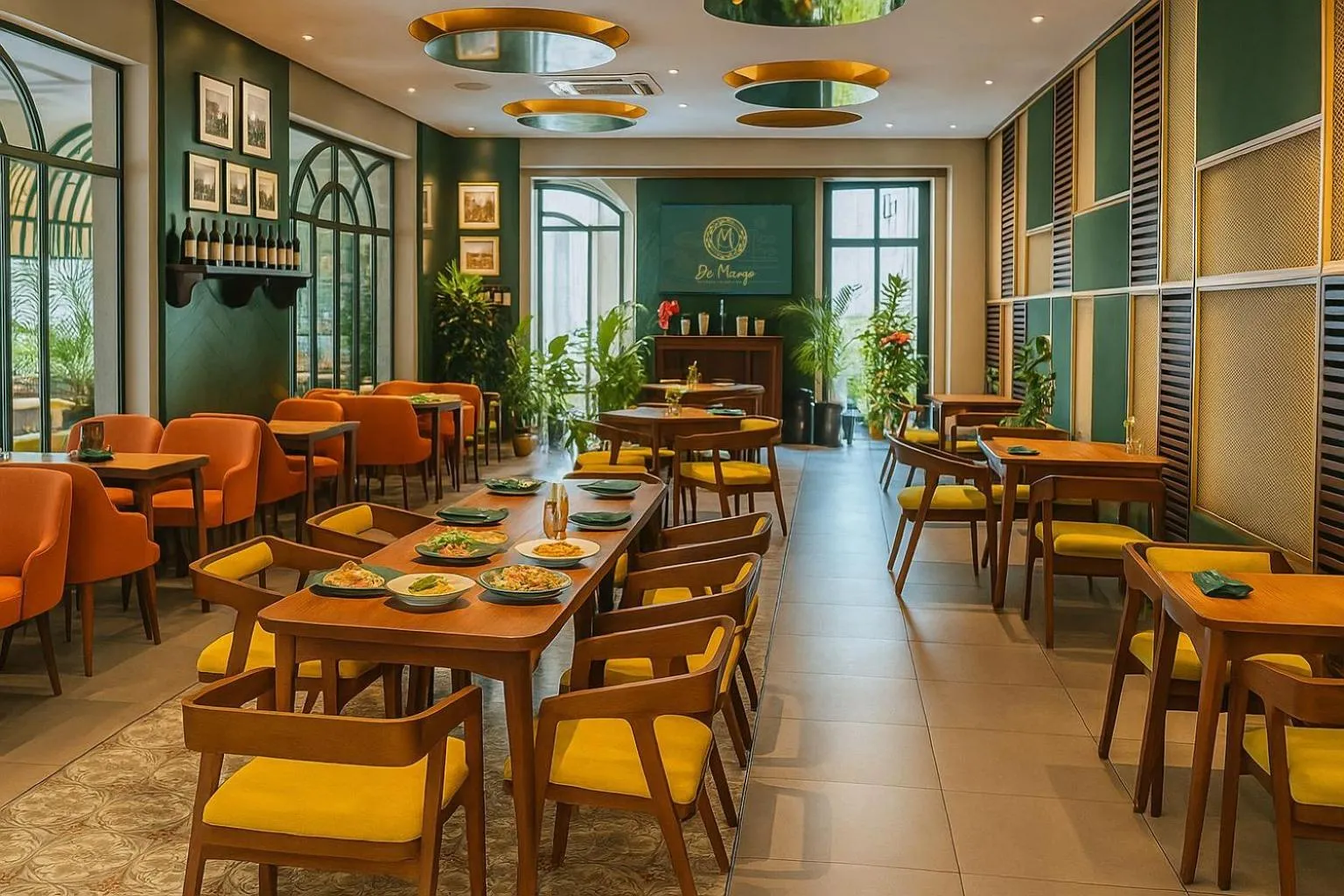 Restaurant/places to eat in The Bellezza Suites by Nemuru