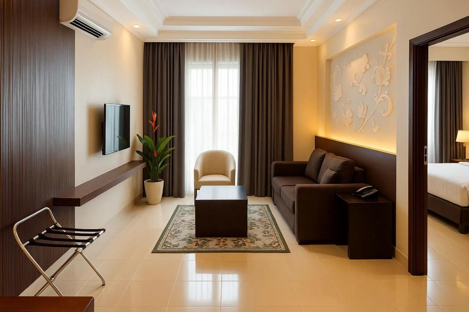 Living room in The Bellezza Suites by Nemuru