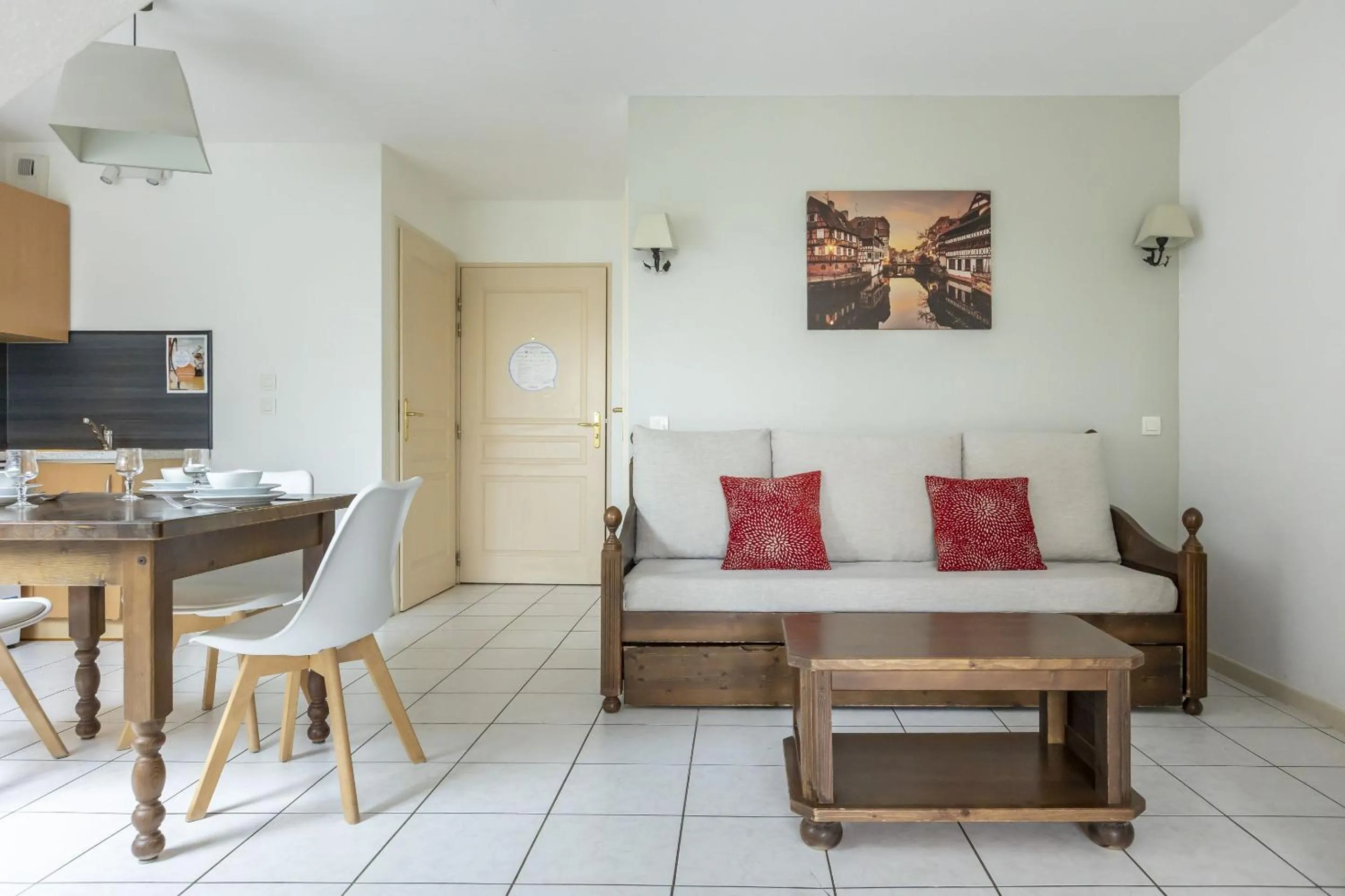 Seating area in Résidence Odalys Le Domaine des Rois