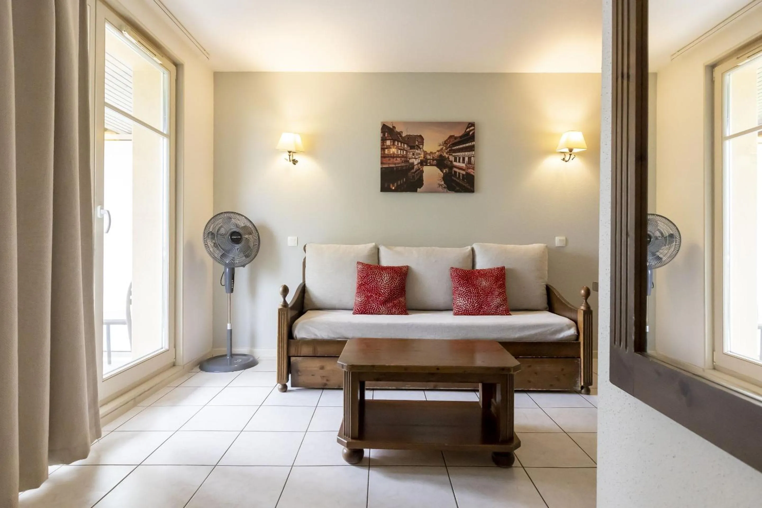 Seating area in Résidence Odalys Le Domaine des Rois