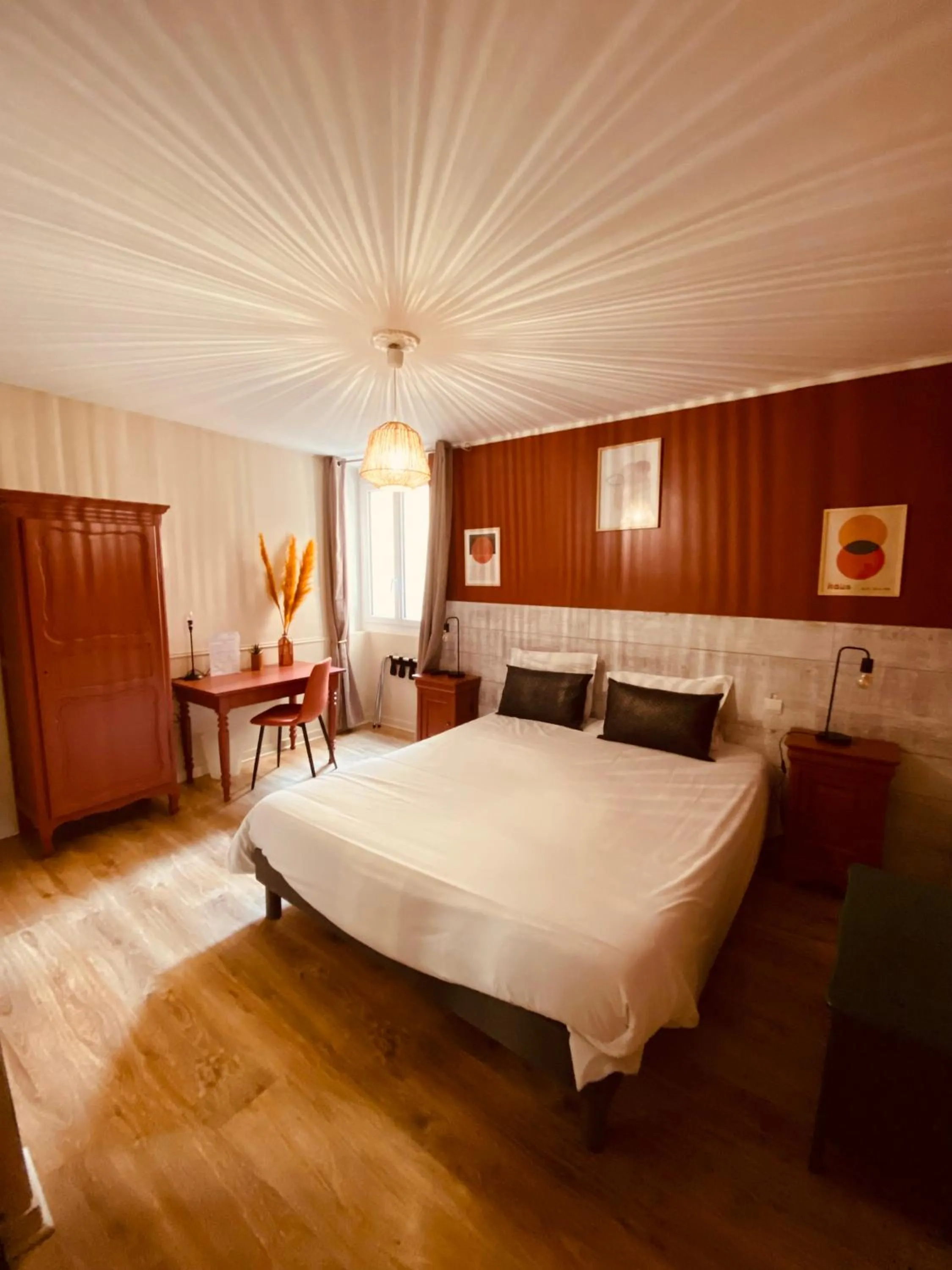 Bed in Hotel Abat Jour