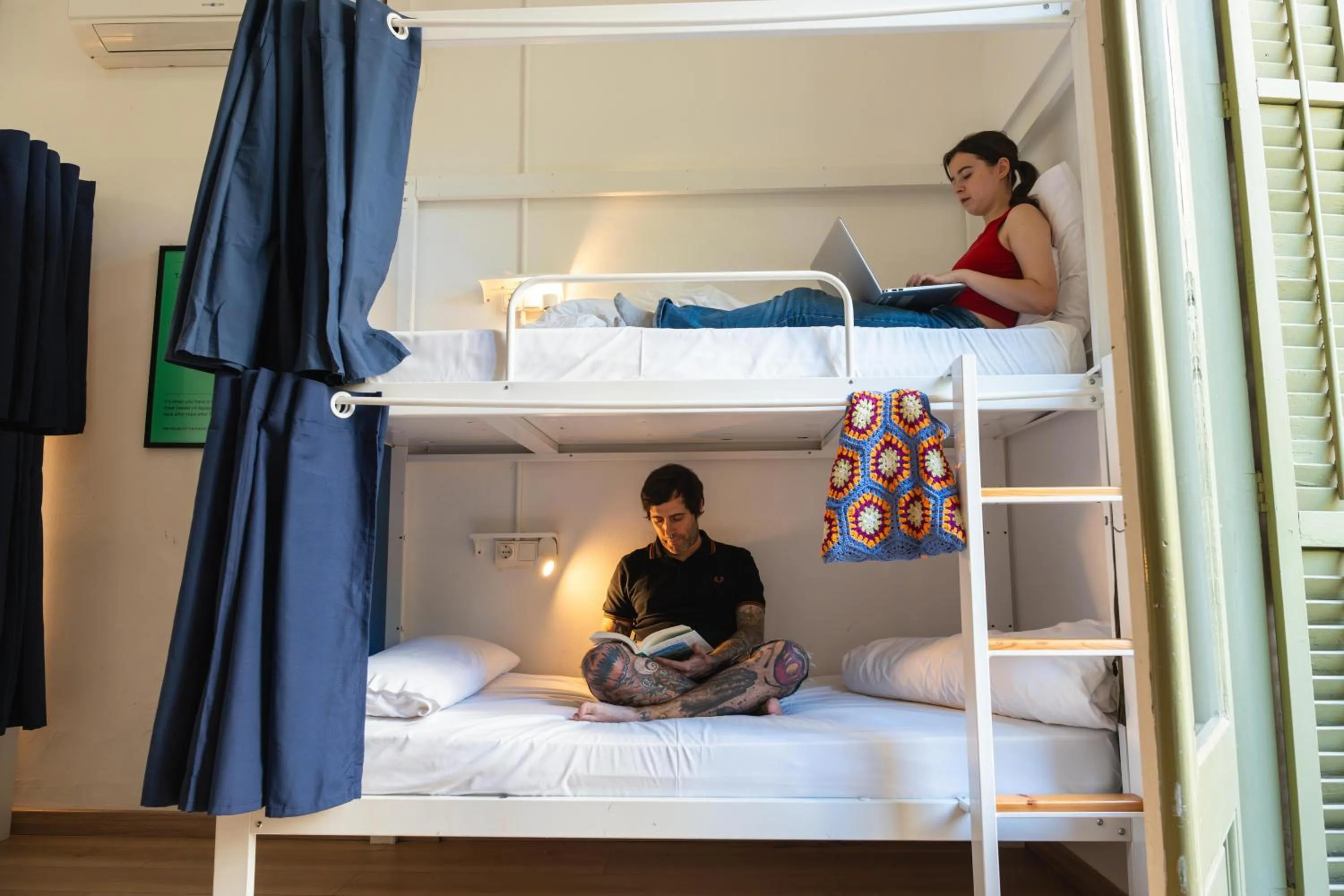 Bedroom, Bed in The Central House Barcelona Gracia