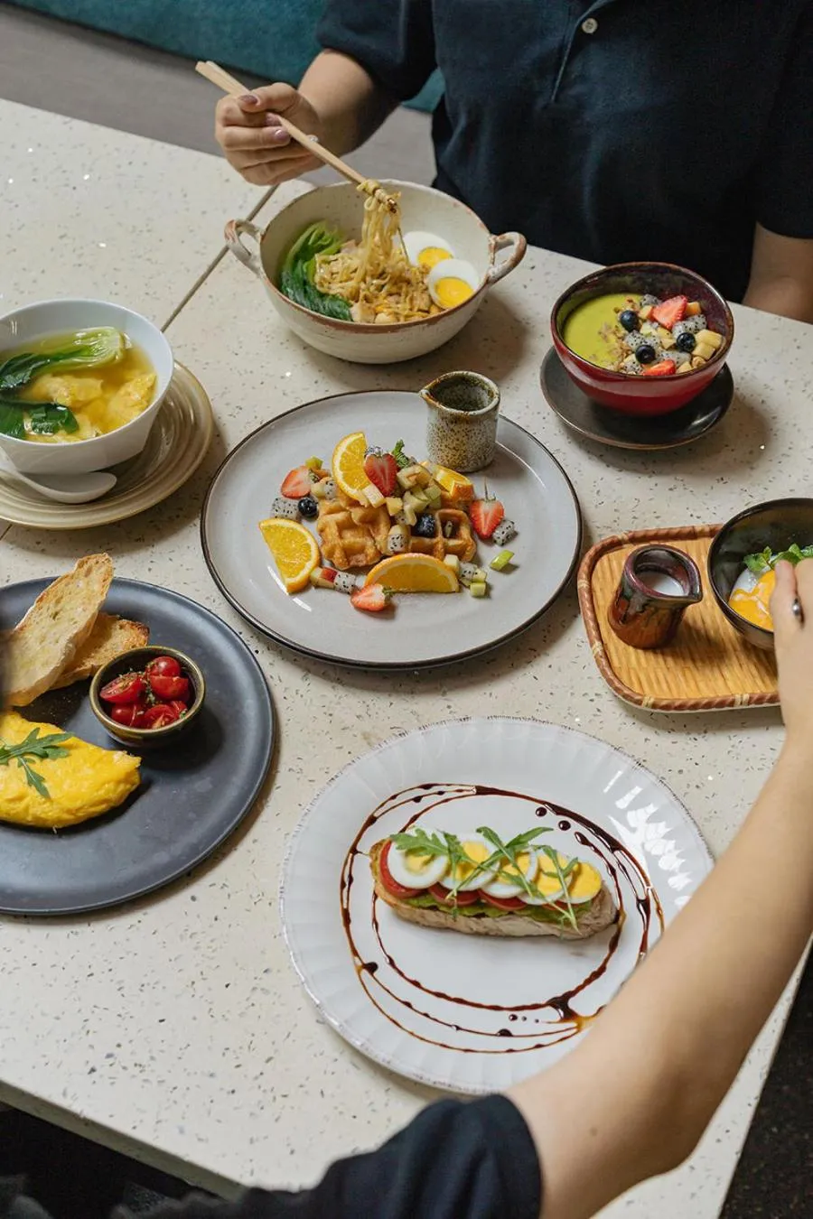 Breakfast in Hotel Loy Chiang Mai