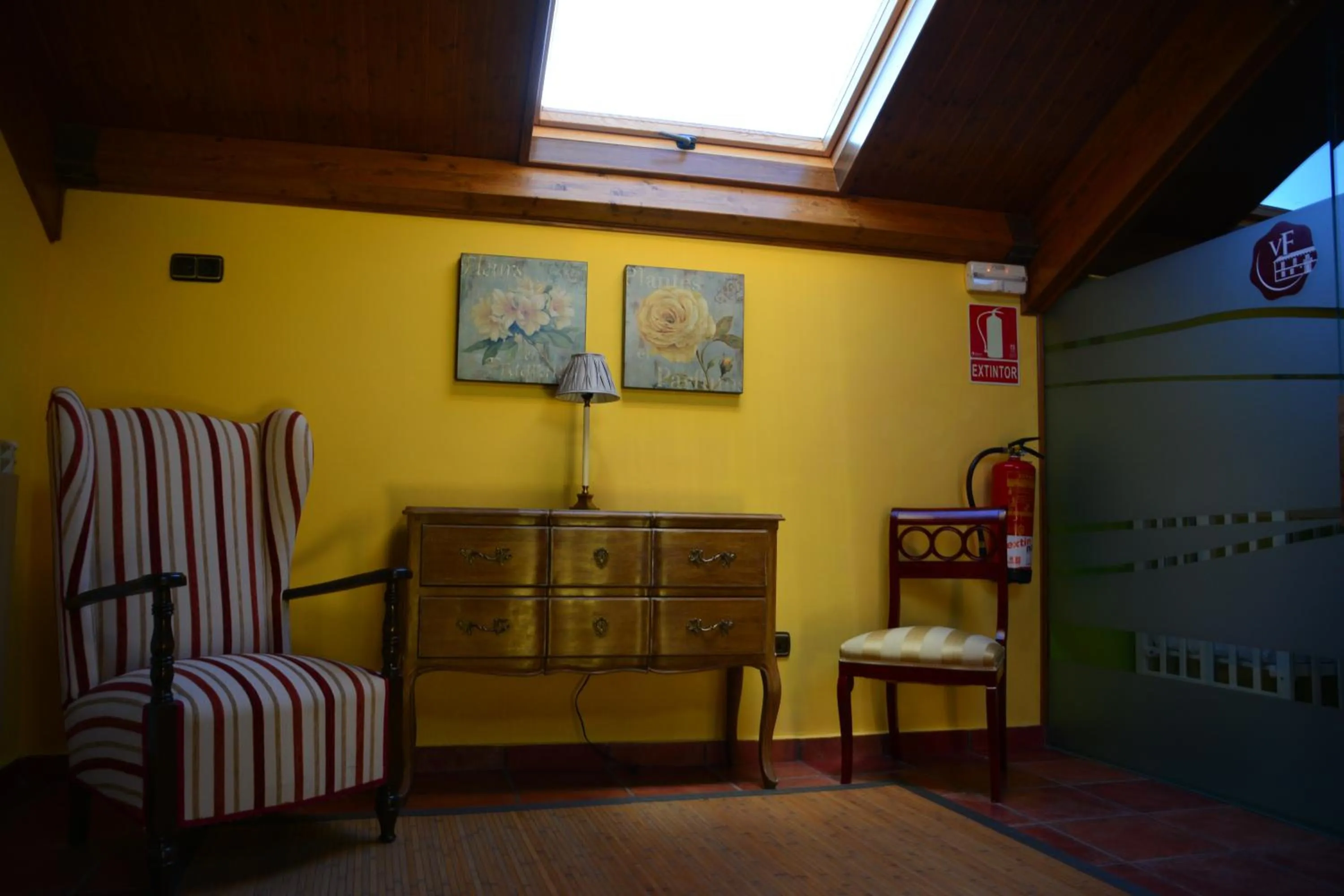 Decorative detail in Villa Ferrera Posada Rural