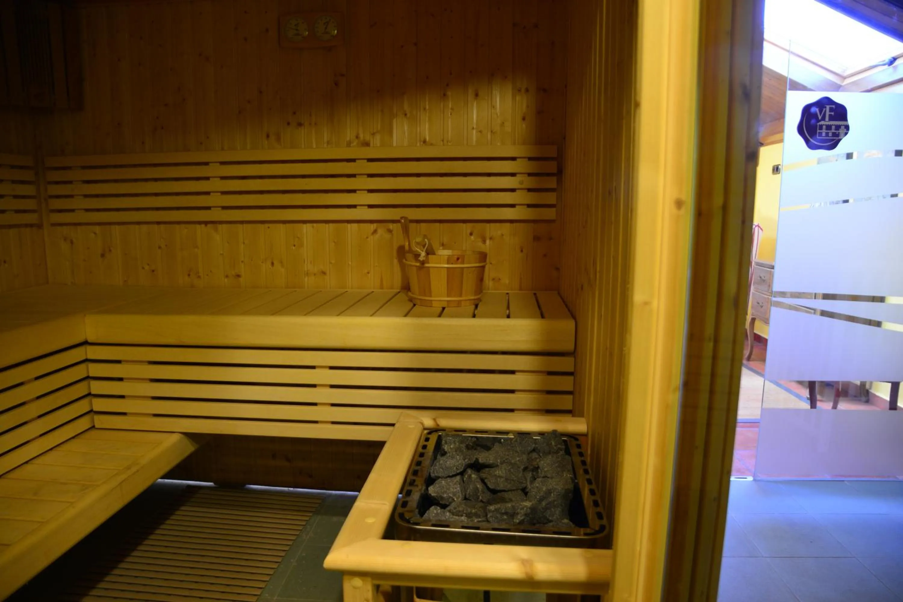 Sauna in Villa Ferrera Posada Rural