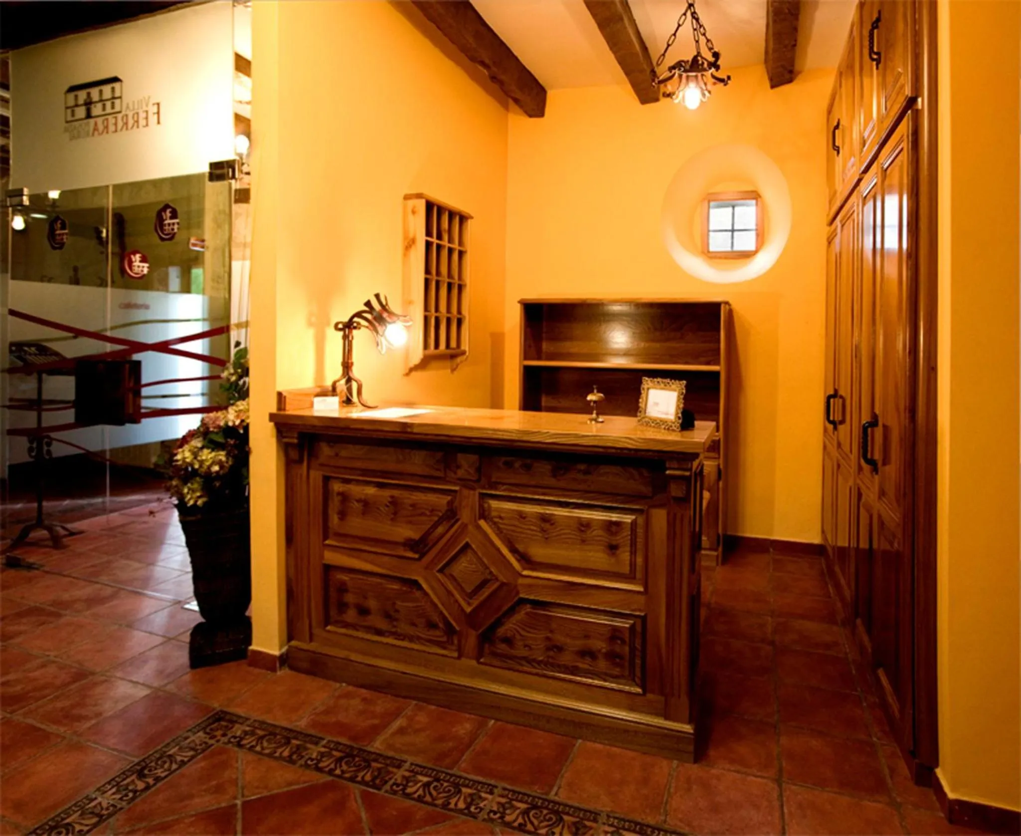 Lobby or reception in Villa Ferrera Posada Rural