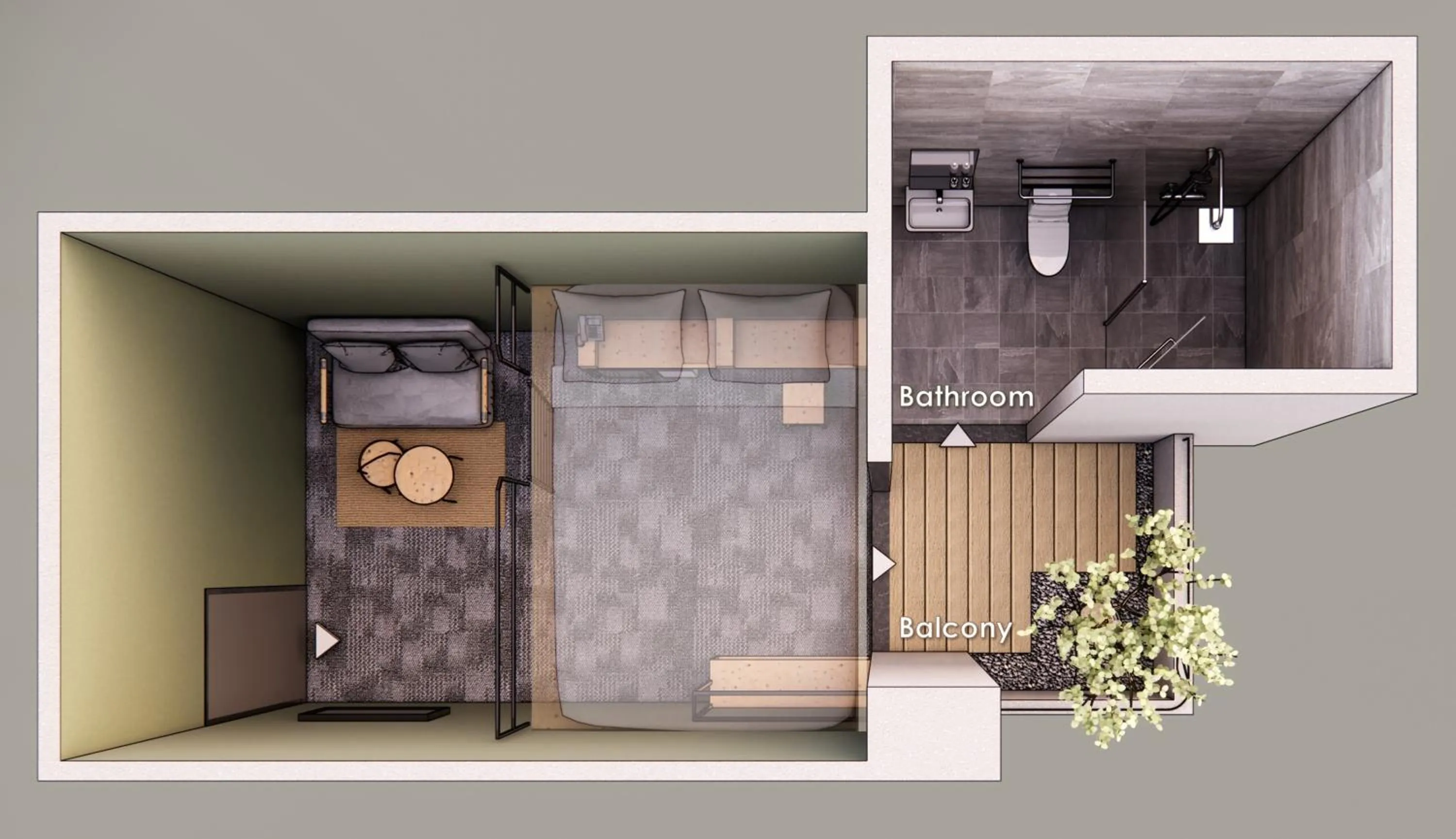 Photo of the whole room in SI Hotel