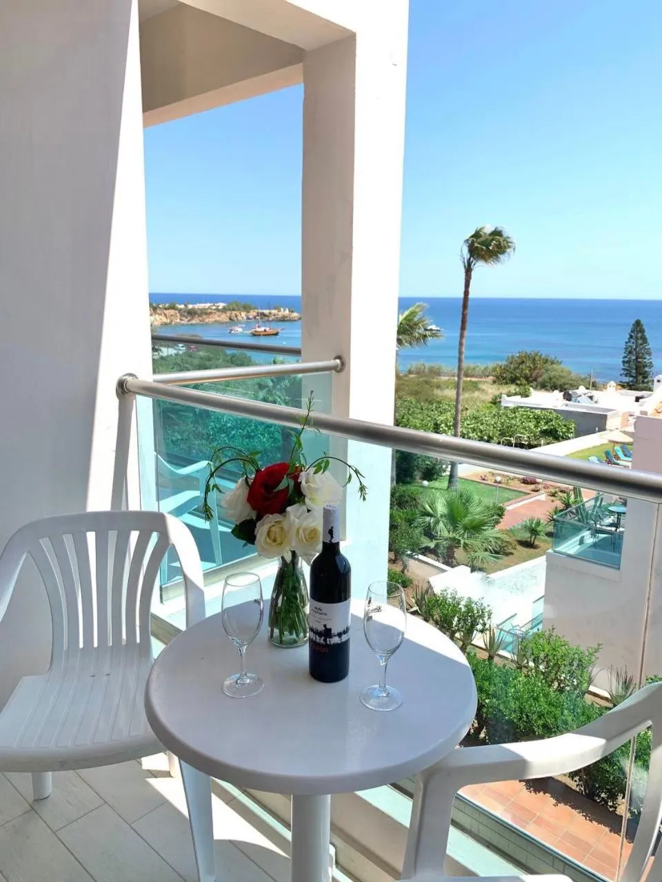 Balcony/Terrace in Saradari Beach Hotel - Adults Only