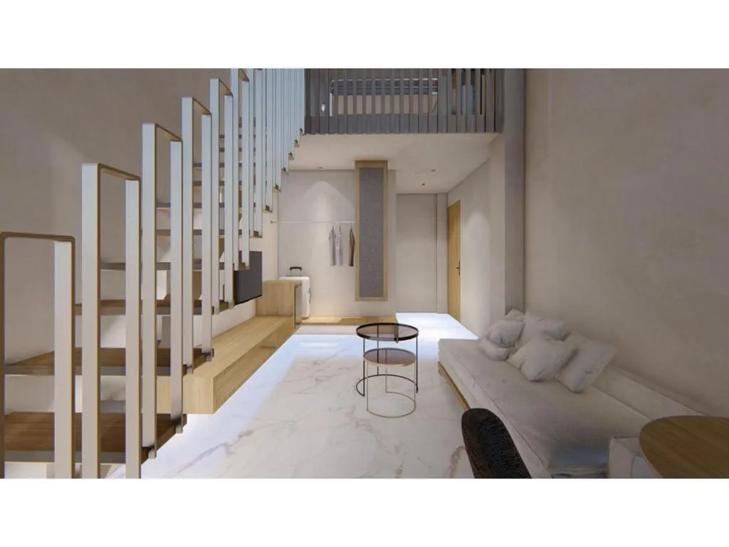 Bathroom, Bed in Saradari Beach Hotel - Adults Only