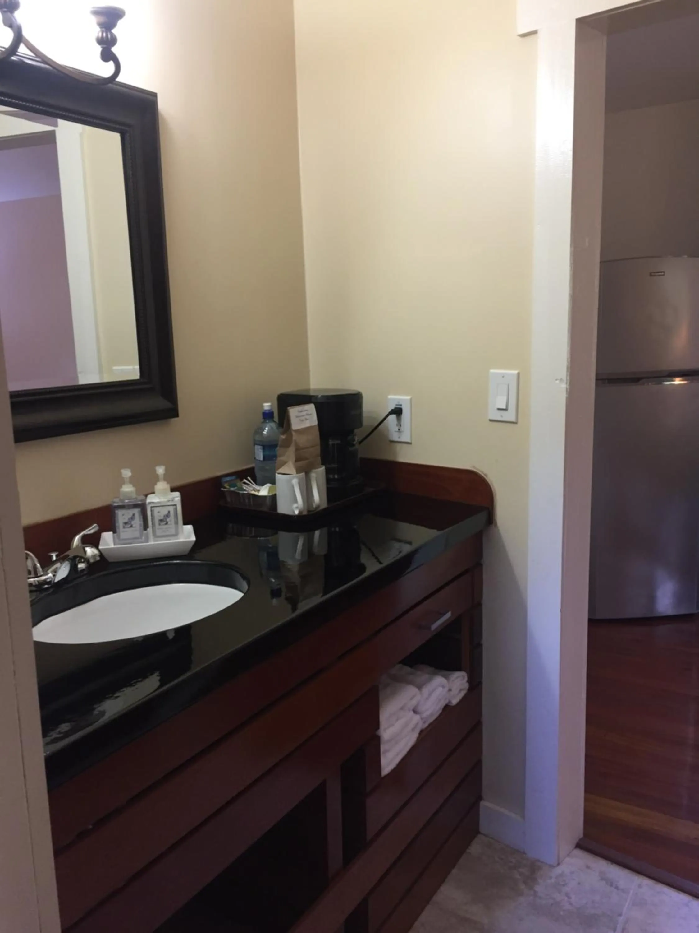 Bathroom in Santa Cruz Cabins