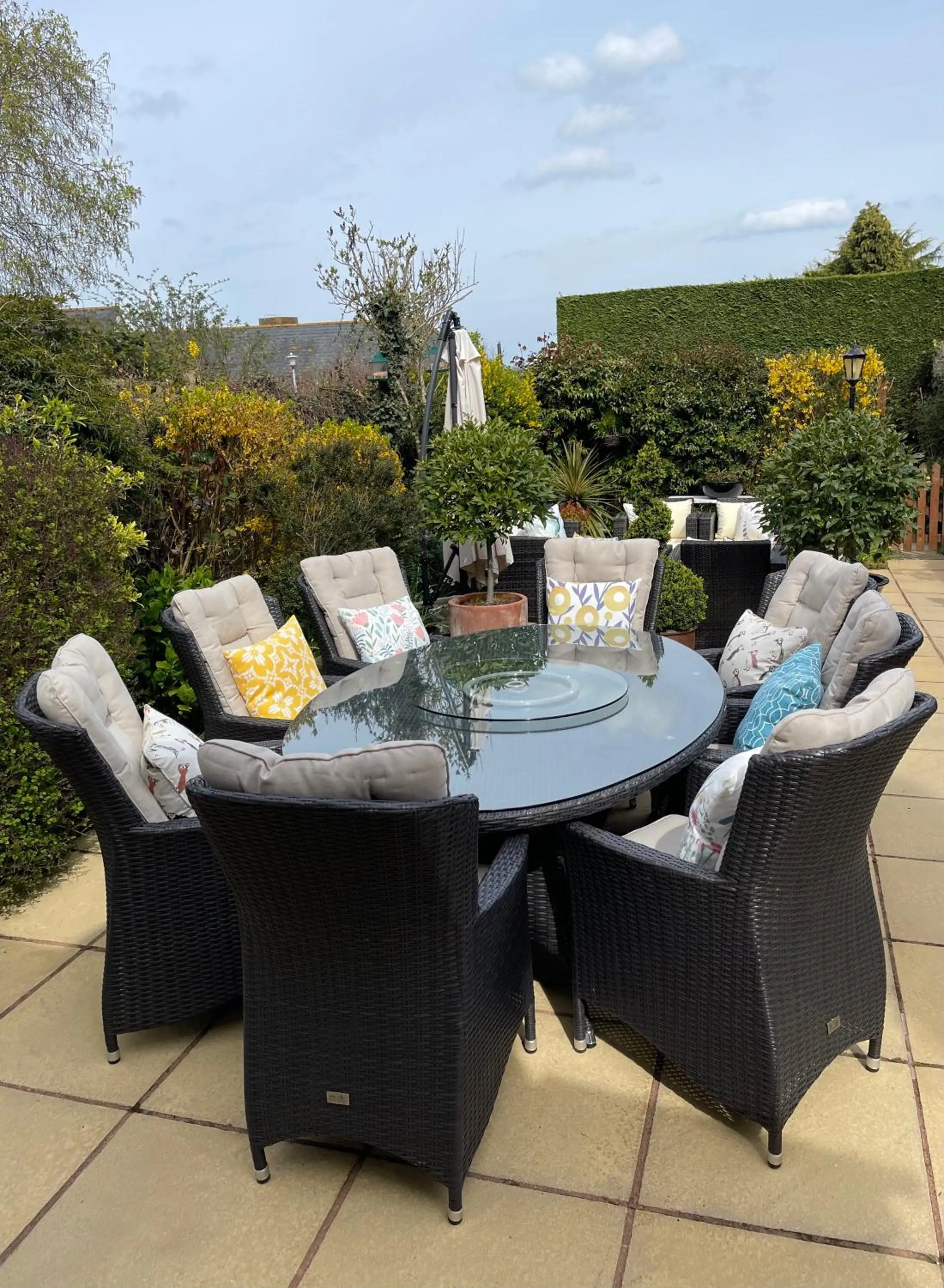 Garden in Myrtle Cottage B&B