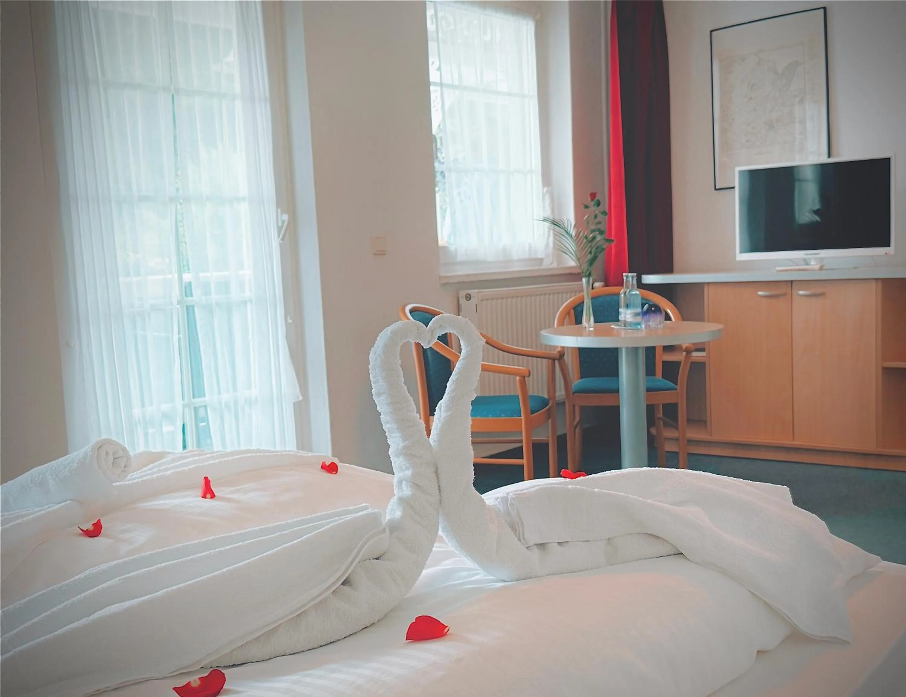 Bed in Hotel Granitz