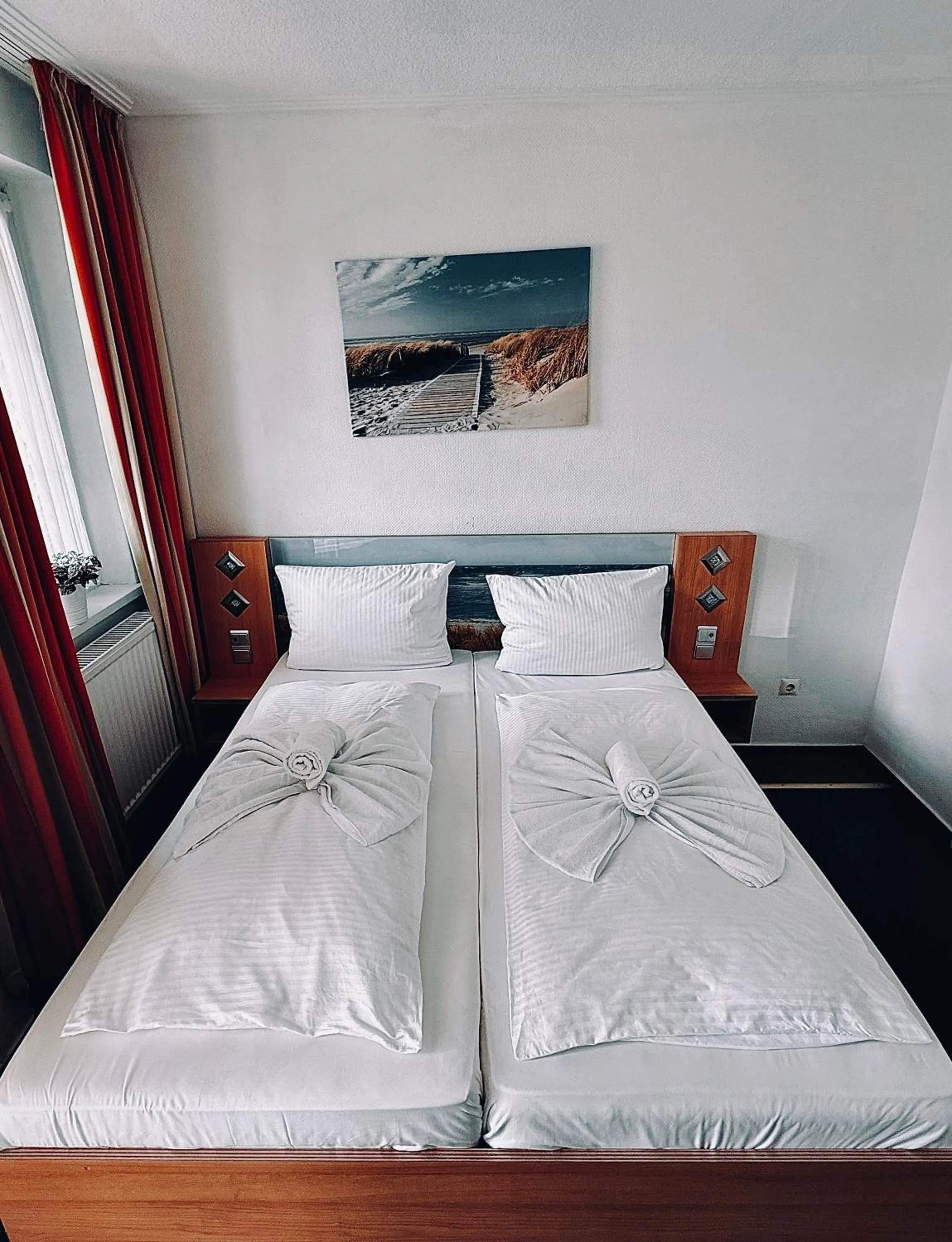 Bed in Hotel Granitz