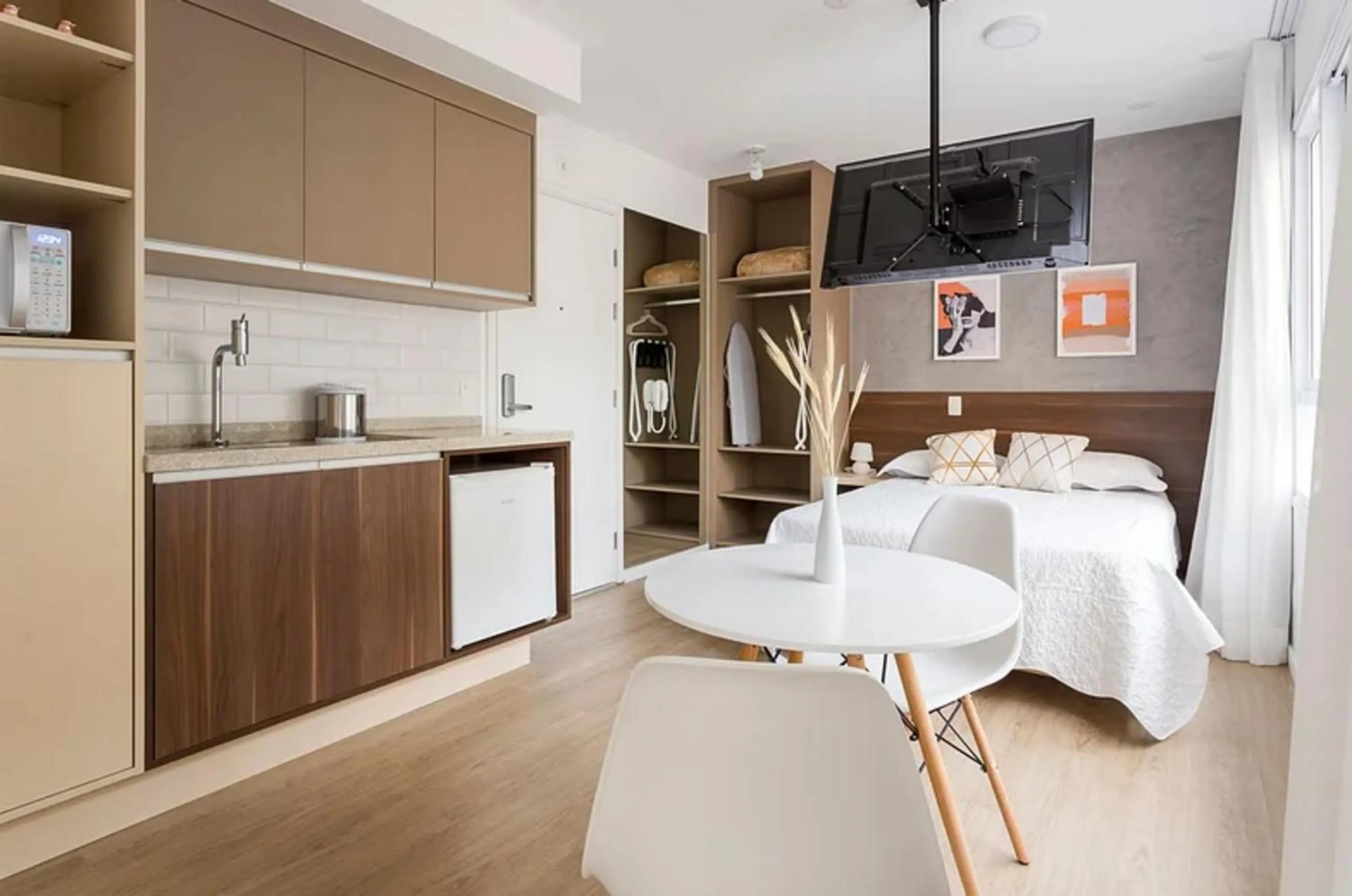 Photo of the whole room, Bed in 360 São Luis