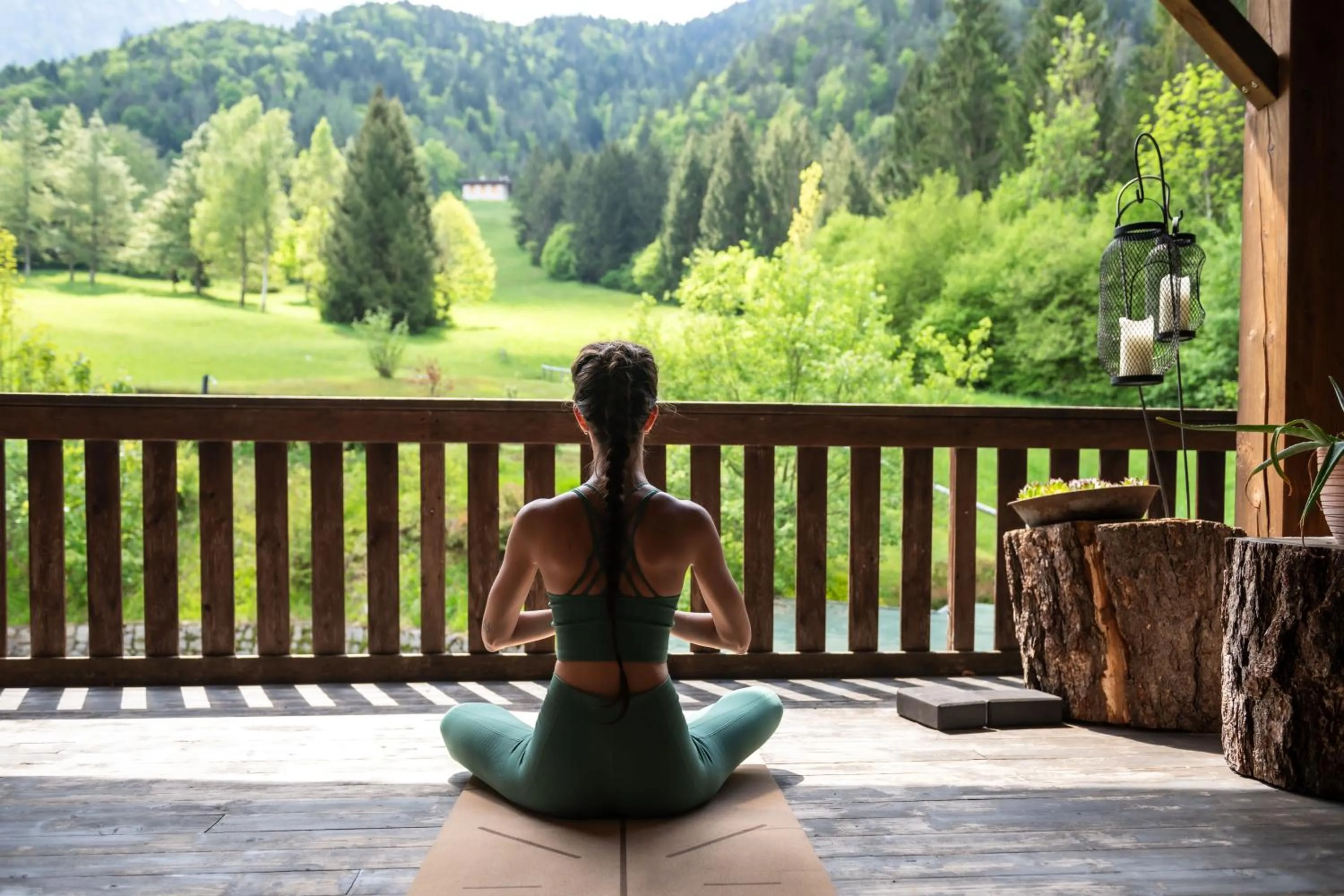 Balcony/Terrace in Appartamenti Lembondel - Ledro