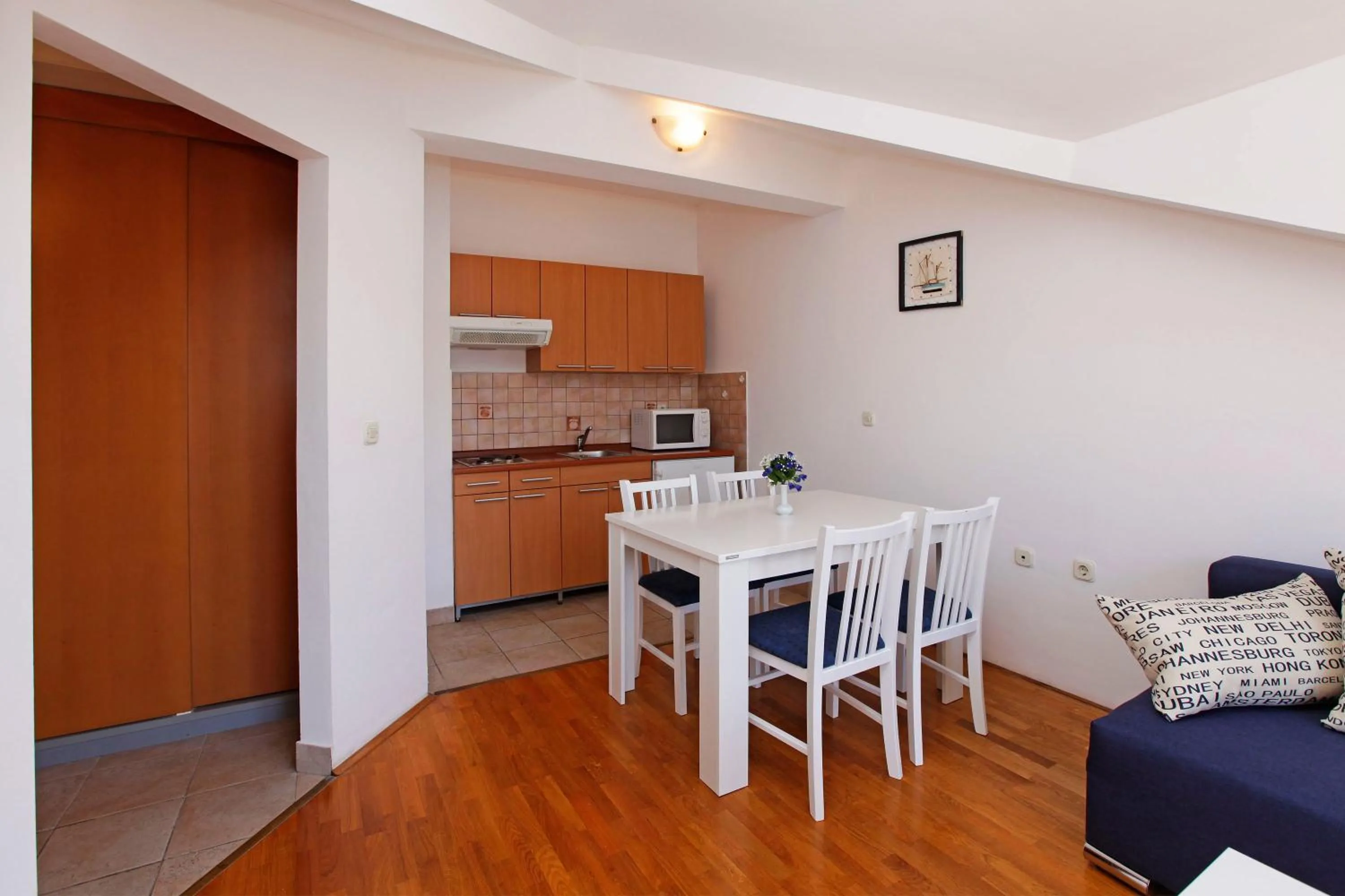 Kitchen or kitchenette in Apartments Vala