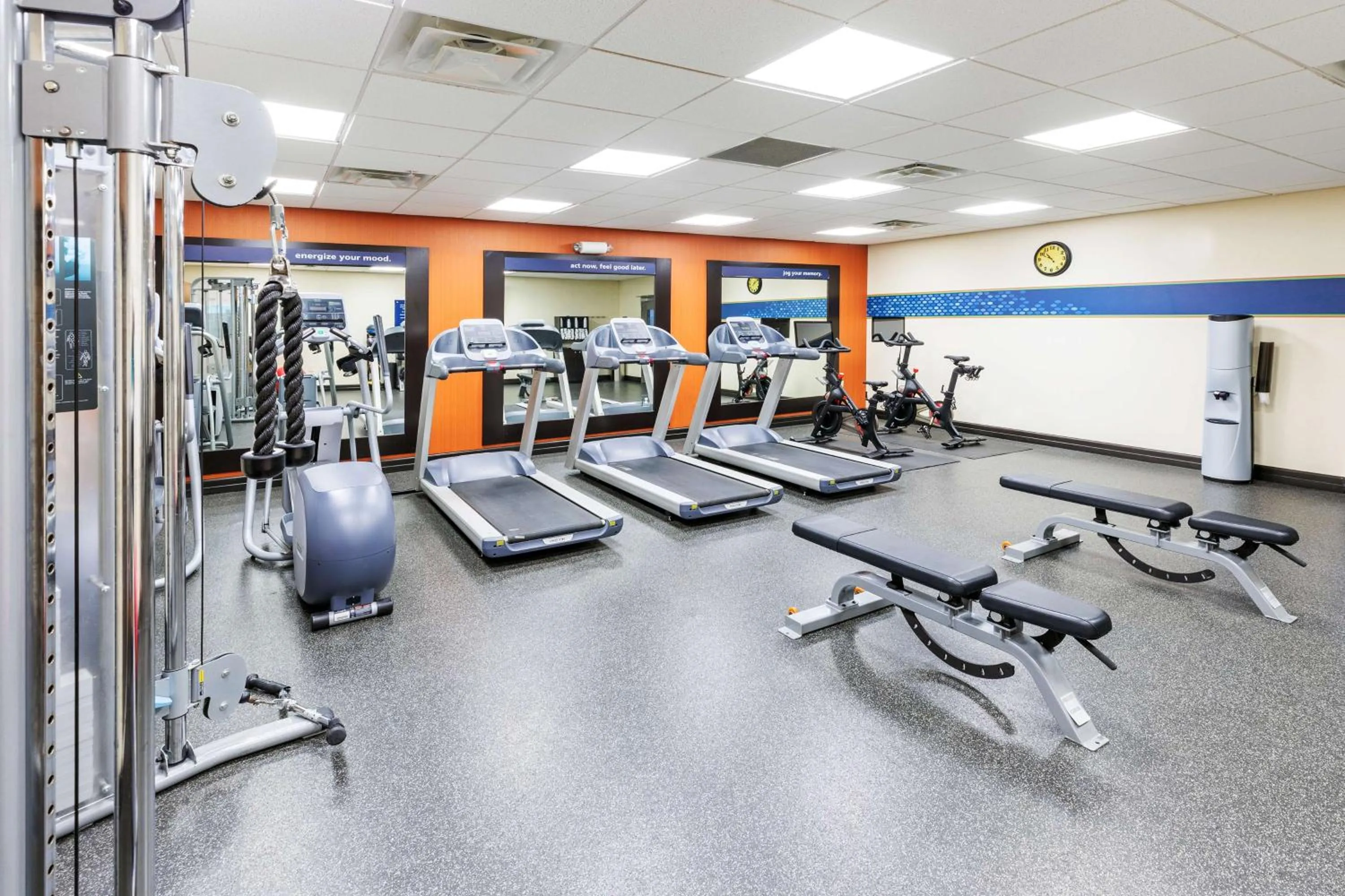 Fitness centre/facilities in Hampton Inn and Suites Houston Heights I-10