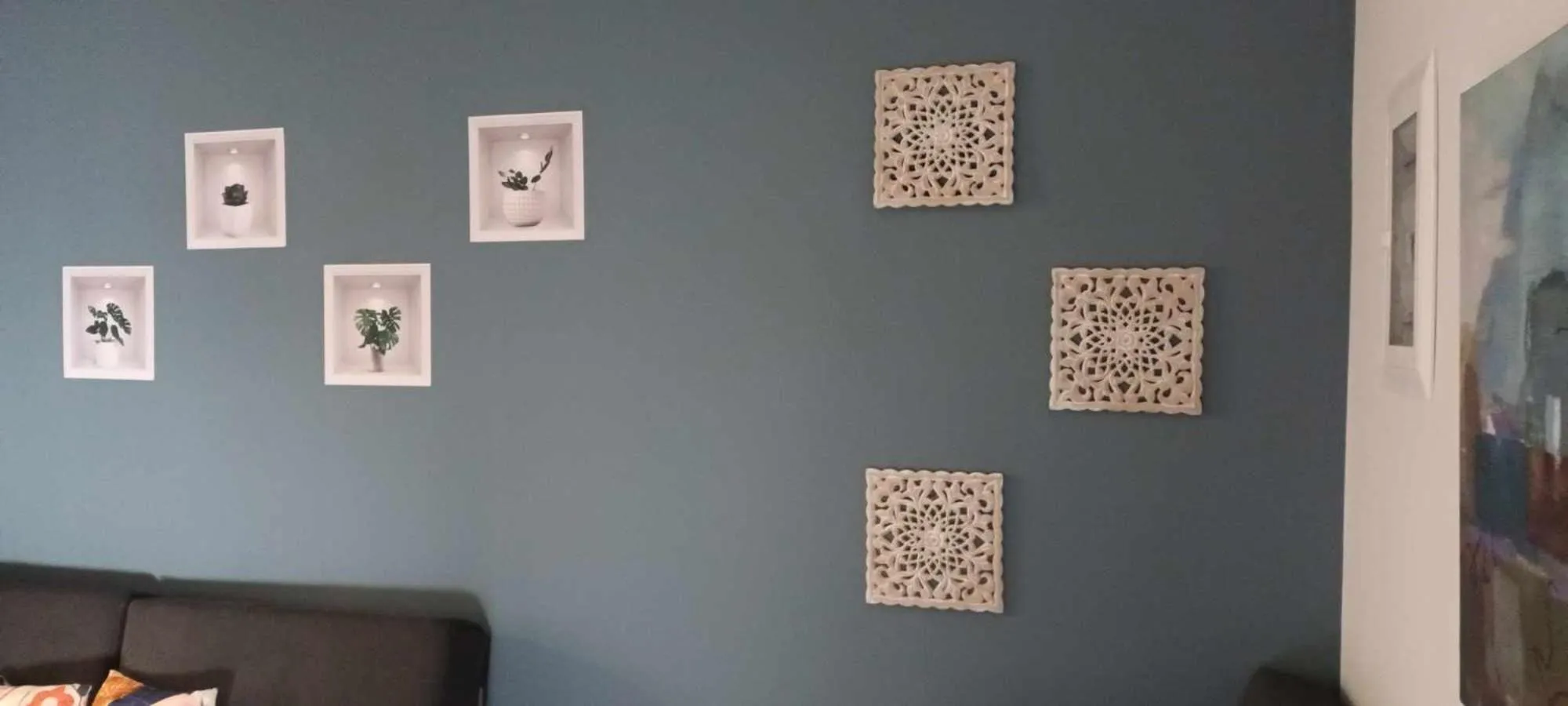 Living room in Chania Design Suites