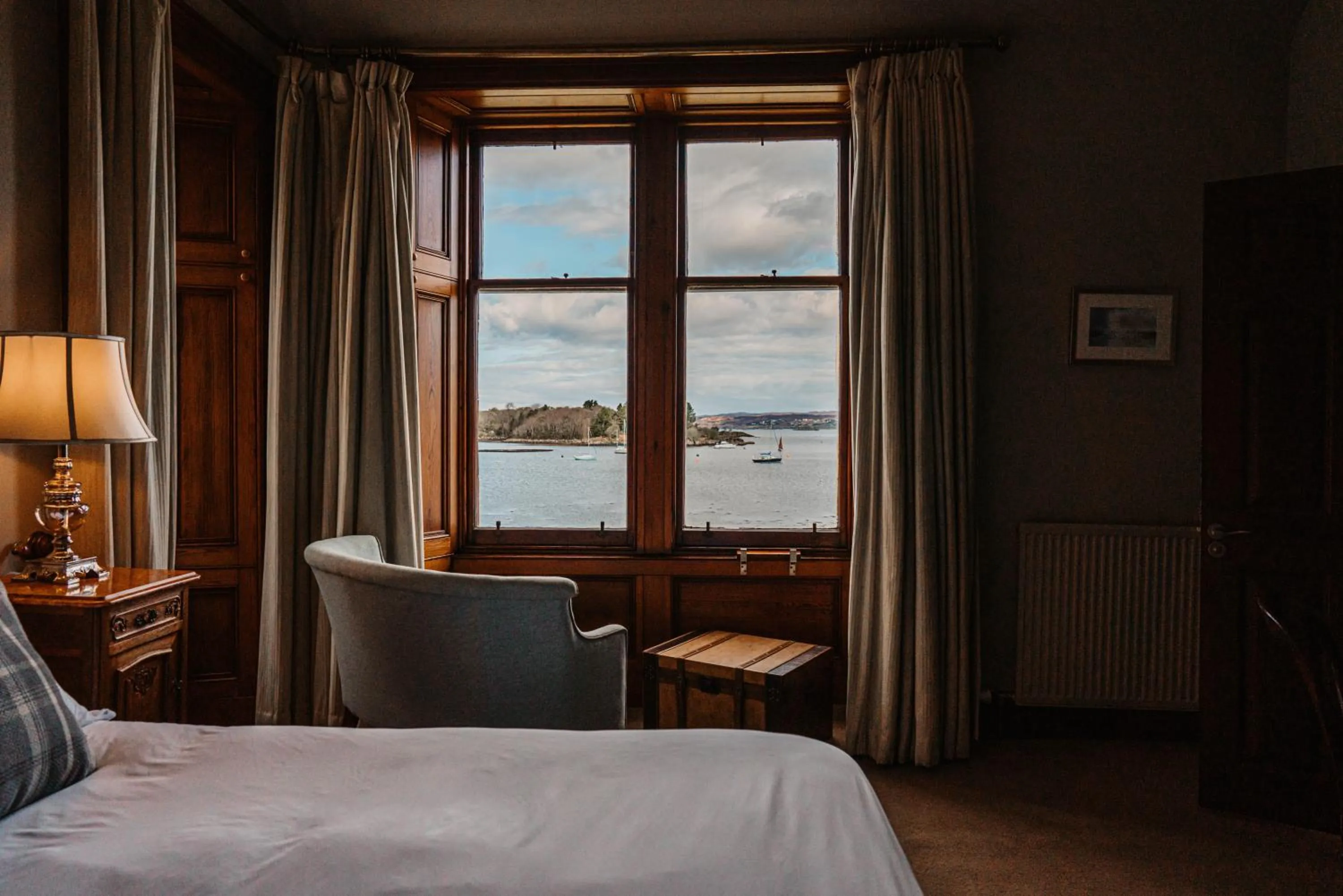 Bed in Shieldaig Lodge Hotel