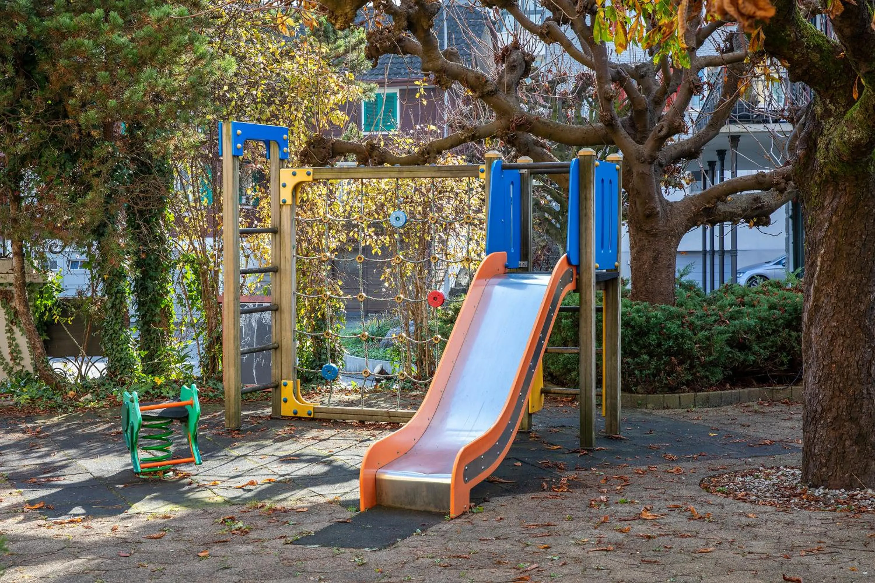 Children play ground in Rigiblick am See