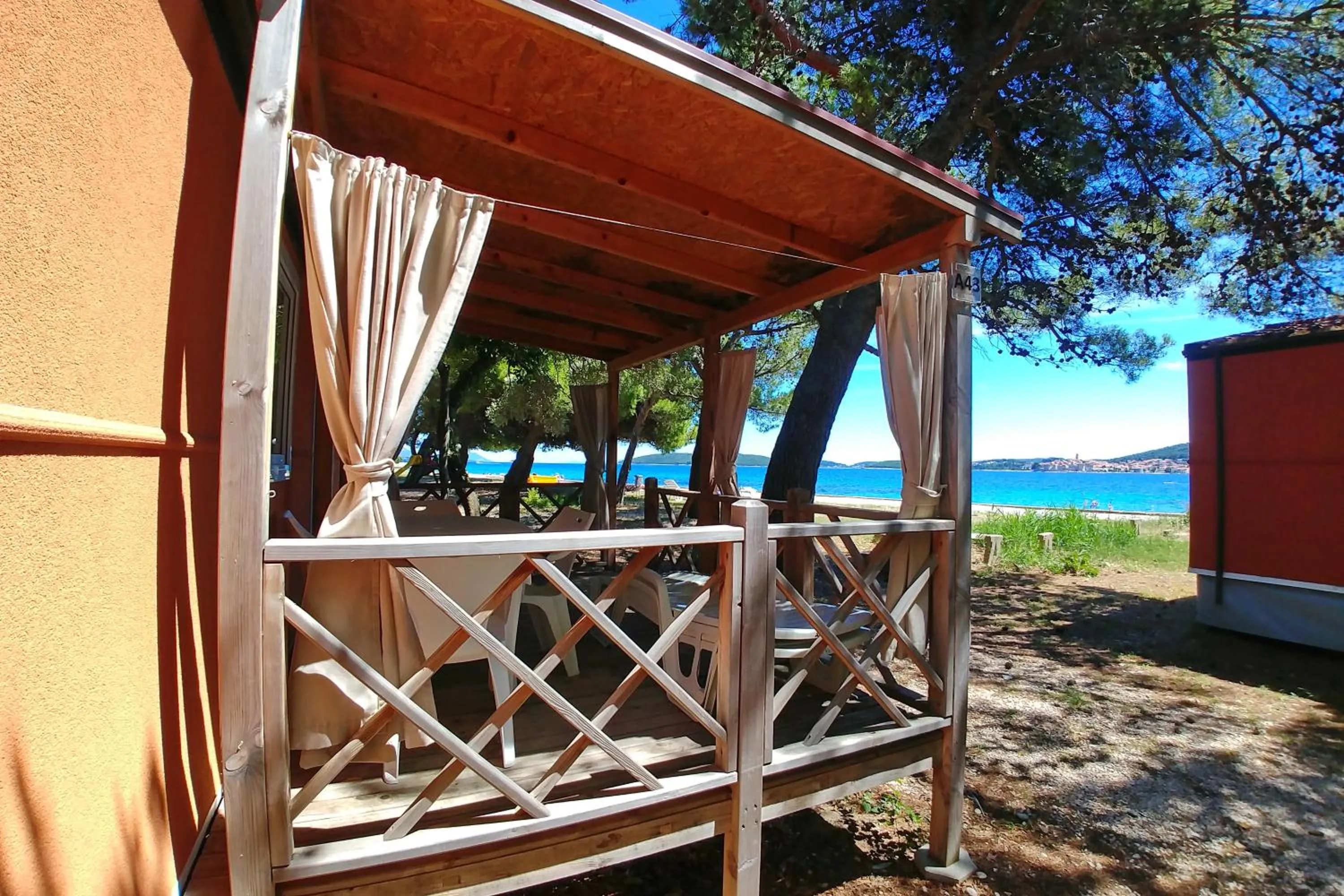 Superior Two-Bedroom Mobile Home with Partial Sea View in Mobile Homes Camp Perna - Adriatic Kampovi