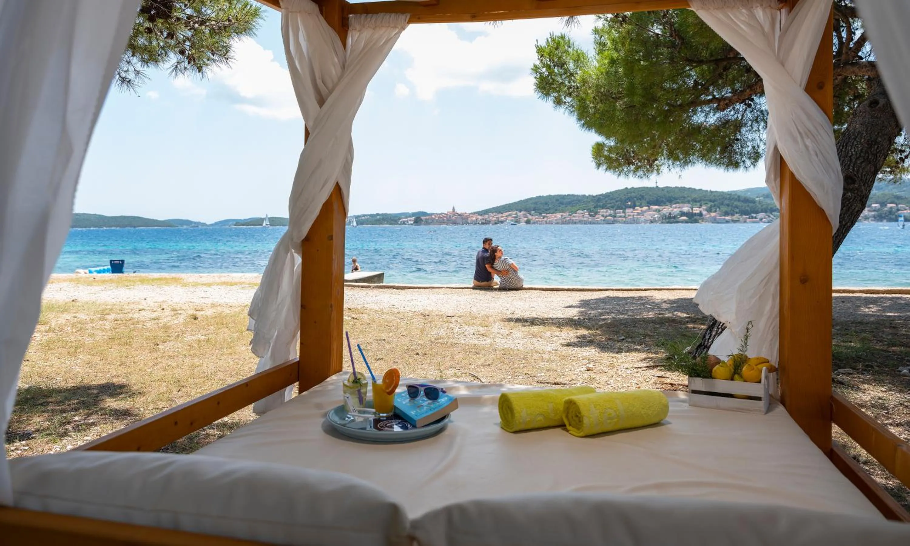 Beach in Mobile Homes Camp Perna - Adriatic Kampovi