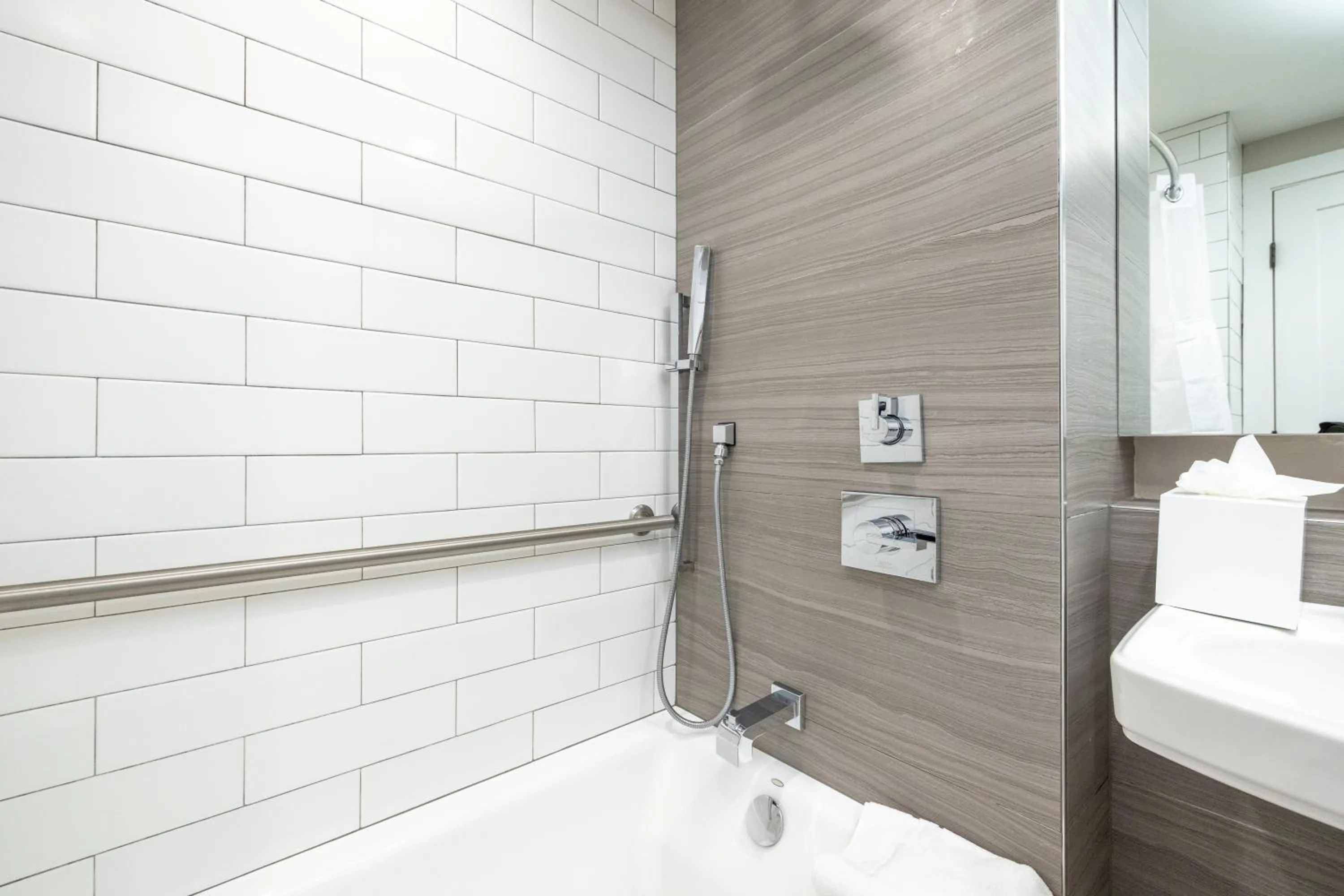 Bathroom in Infinity Hotel San Francisco, Tapestry Collection by Hilton